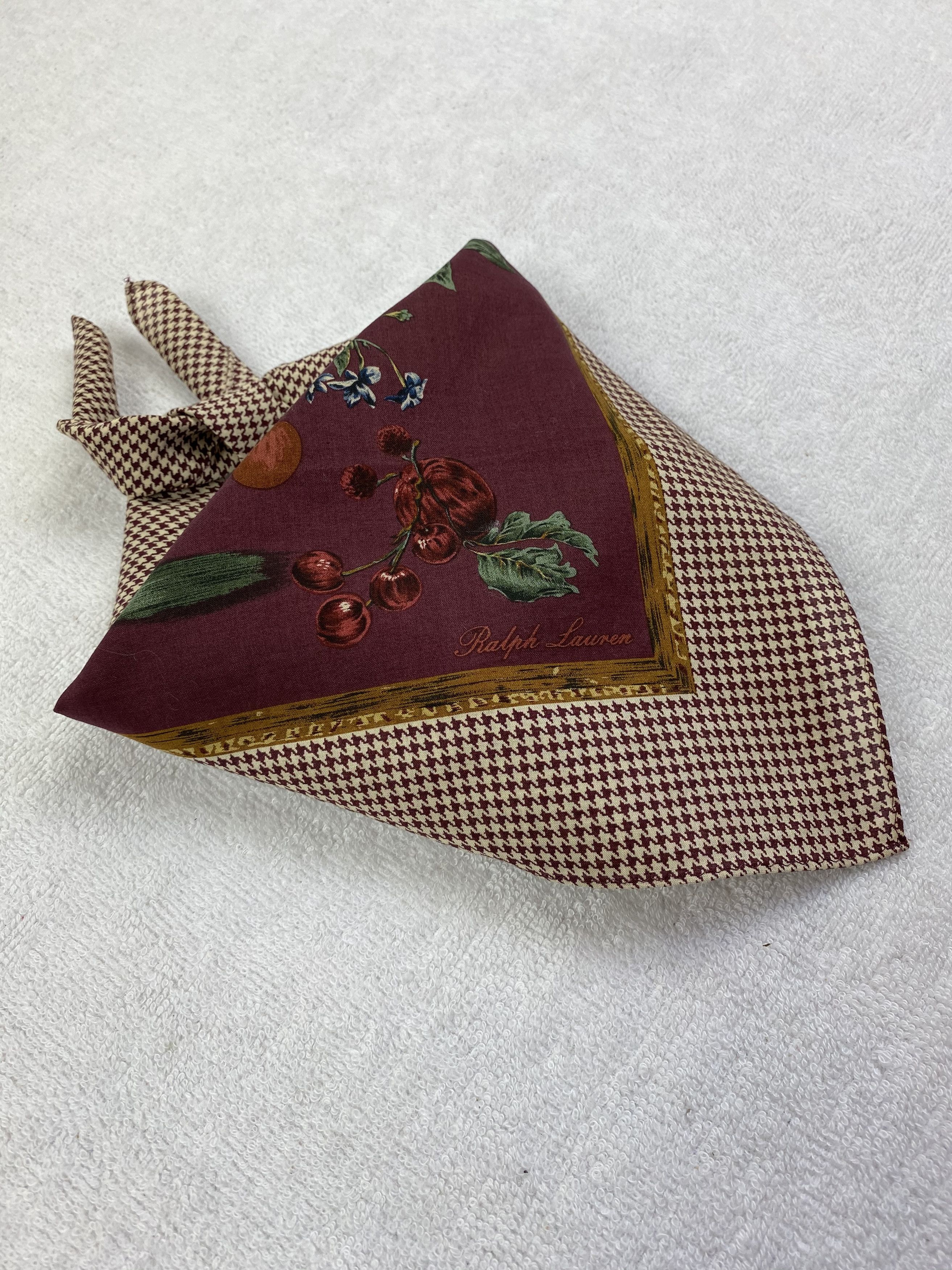Ralph Lauren Ralph Lauren Houndstooth Handkerchief / Bandana/Neckerchief Size ONE SIZE - 1 Thumbnail