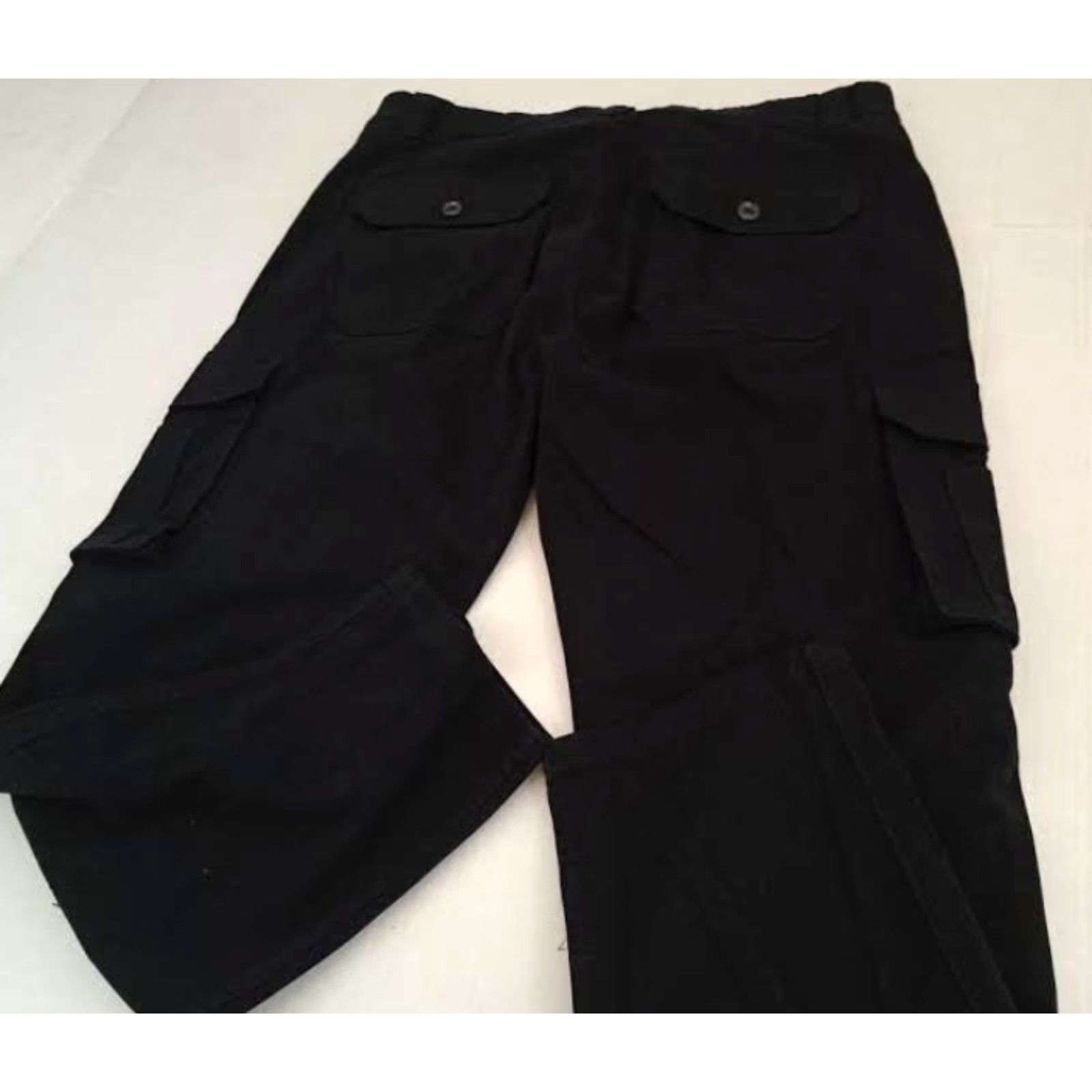 Vintage VINTAGE West Ace Cargo Pants Mens Regular Size 36 Black Cargo 29 Inseam Police Theme Size US 36 / EU 52 - 6 Thumbnail
