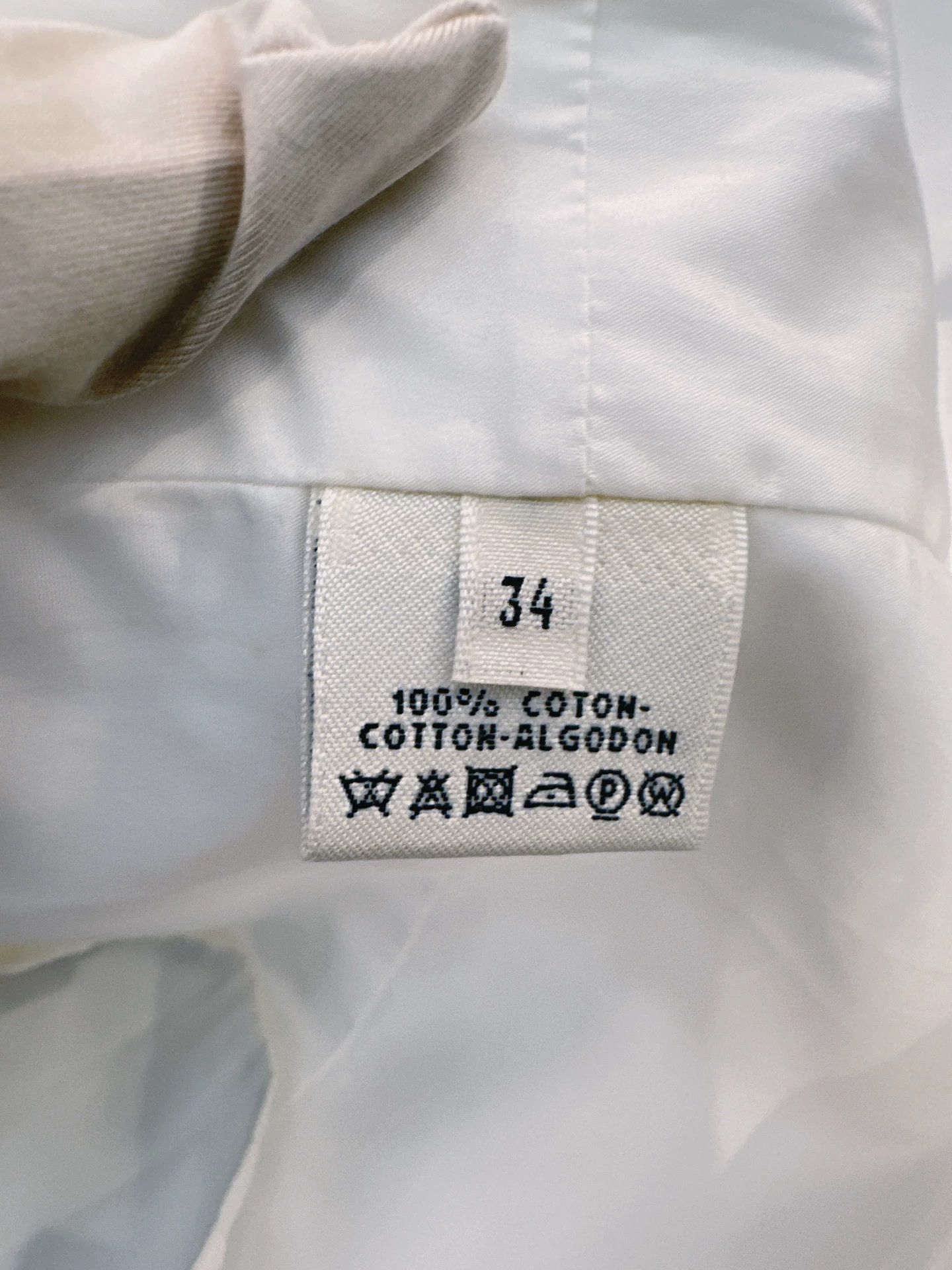 Hermes HERMES White Stored Sleeveless Top 34 Stained Size XS / US 0-2 / IT 36-38 - 4 Thumbnail