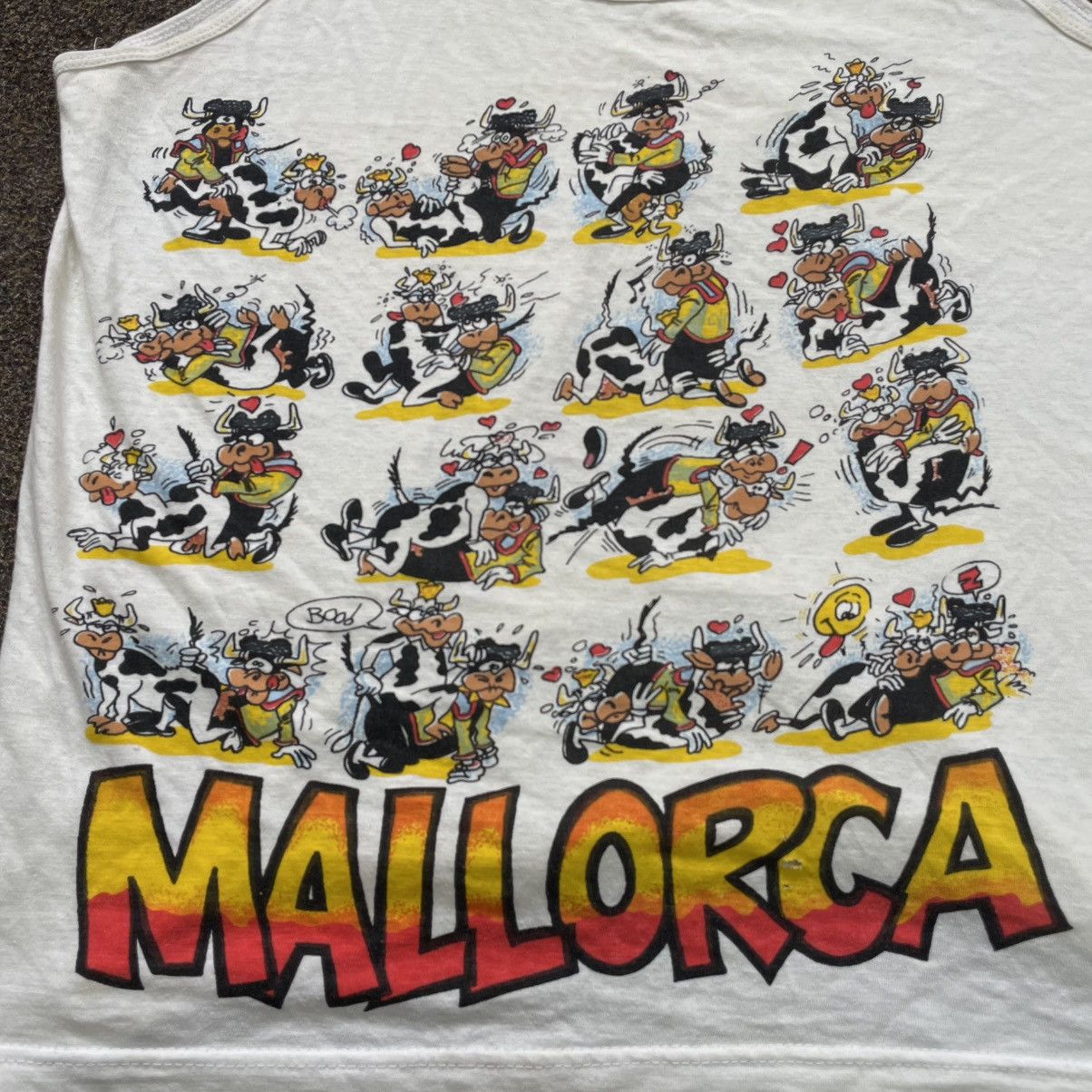 Vintage VINTAGE ADULT “ SEX MALLORCA COWS ” FUNNY TEE Y2K 90s Size US M / EU 48-50 / 2 - 3 Thumbnail