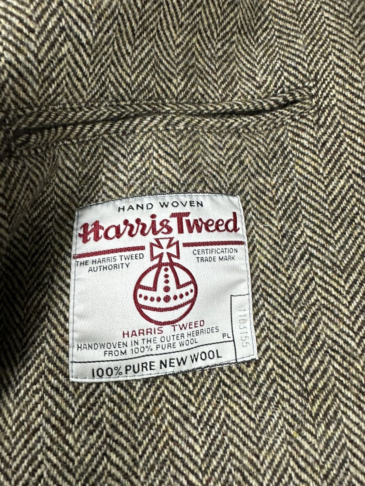 Harris Tweed × Seil Marschall Seil Marschall wax Parka Coat Green jacket Harris Tweed Size US L / EU 52-54 / 3 - 9 Thumbnail