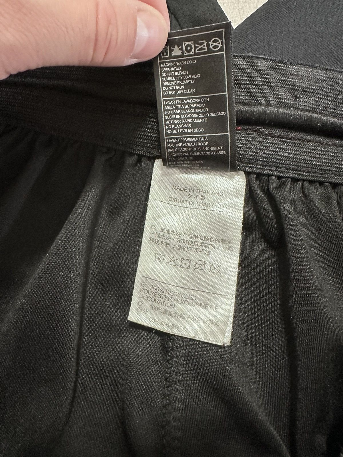 NBA × Nike Nike Chicago Bulls Authentic Black NBA Engineered Shorts L Size US 34 / EU 50 - 7 Thumbnail
