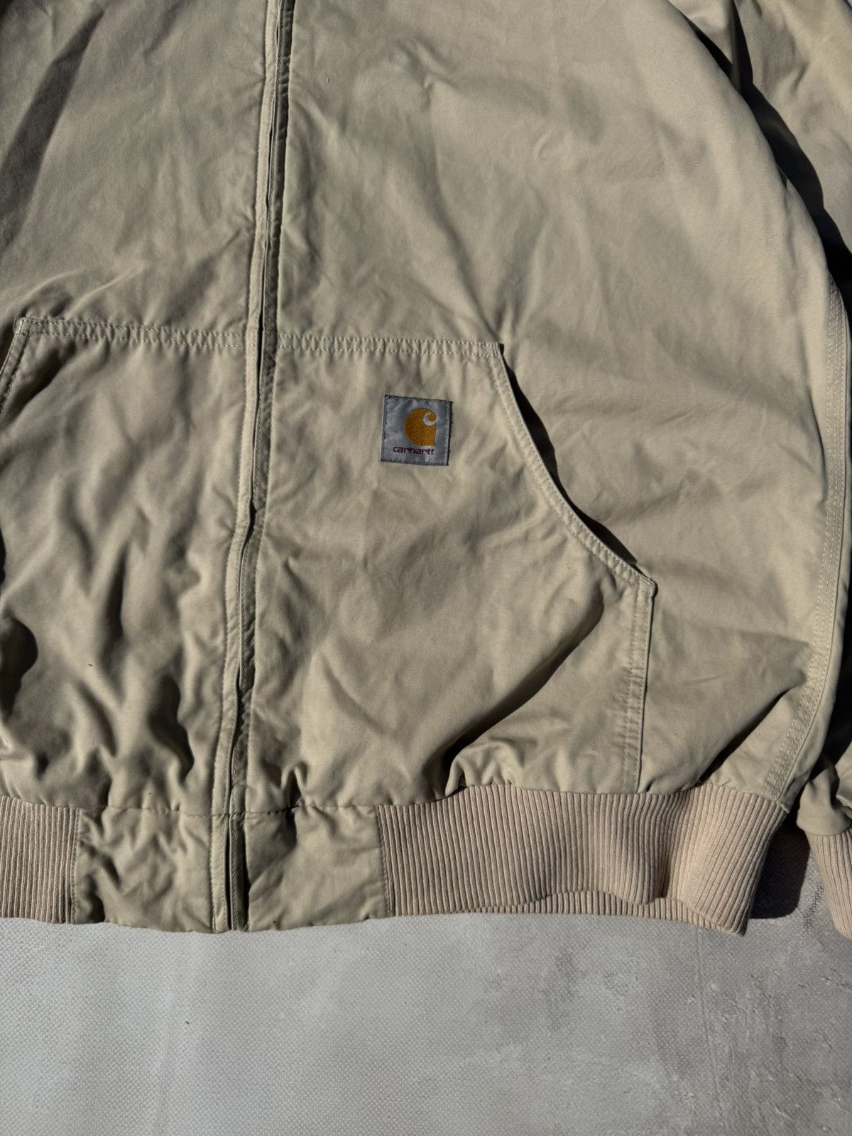 Carhartt Vintage Carhart Active Jacket Lightweight Beige Size US XXL / EU 58 / 5 - 3 Thumbnail