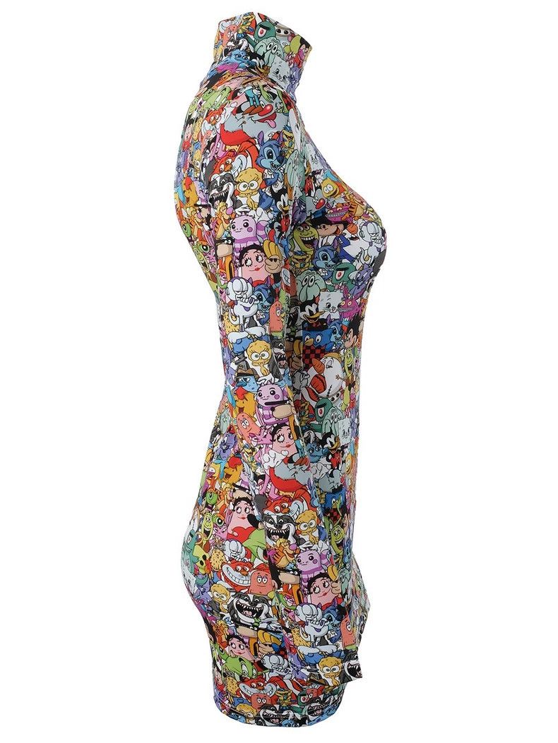 Vetements VETEMENTSSkinny dress with cartoon pattern dress 2503-Nexta Size M / US 6-8 / IT 42-44 - 3 Thumbnail