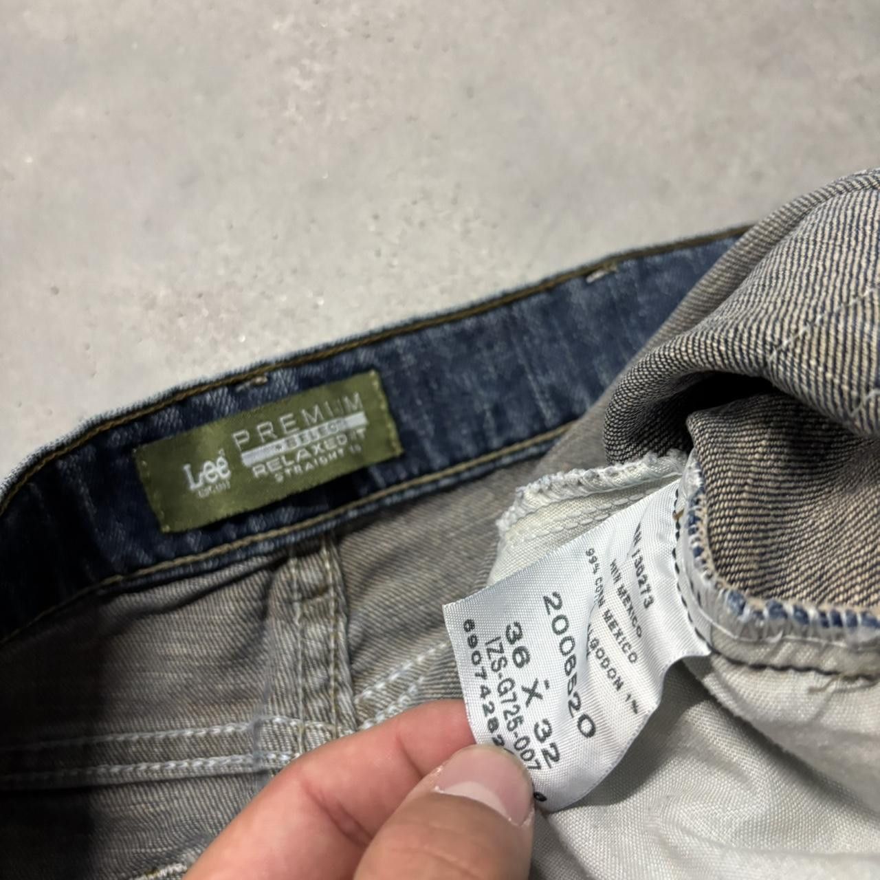 Japanese Brand × Vintage Crazy Vintage Y2K/2000s Grunge Dark Wash Skater Denim Jeans! Size US 34 / EU 50 - 8 Thumbnail