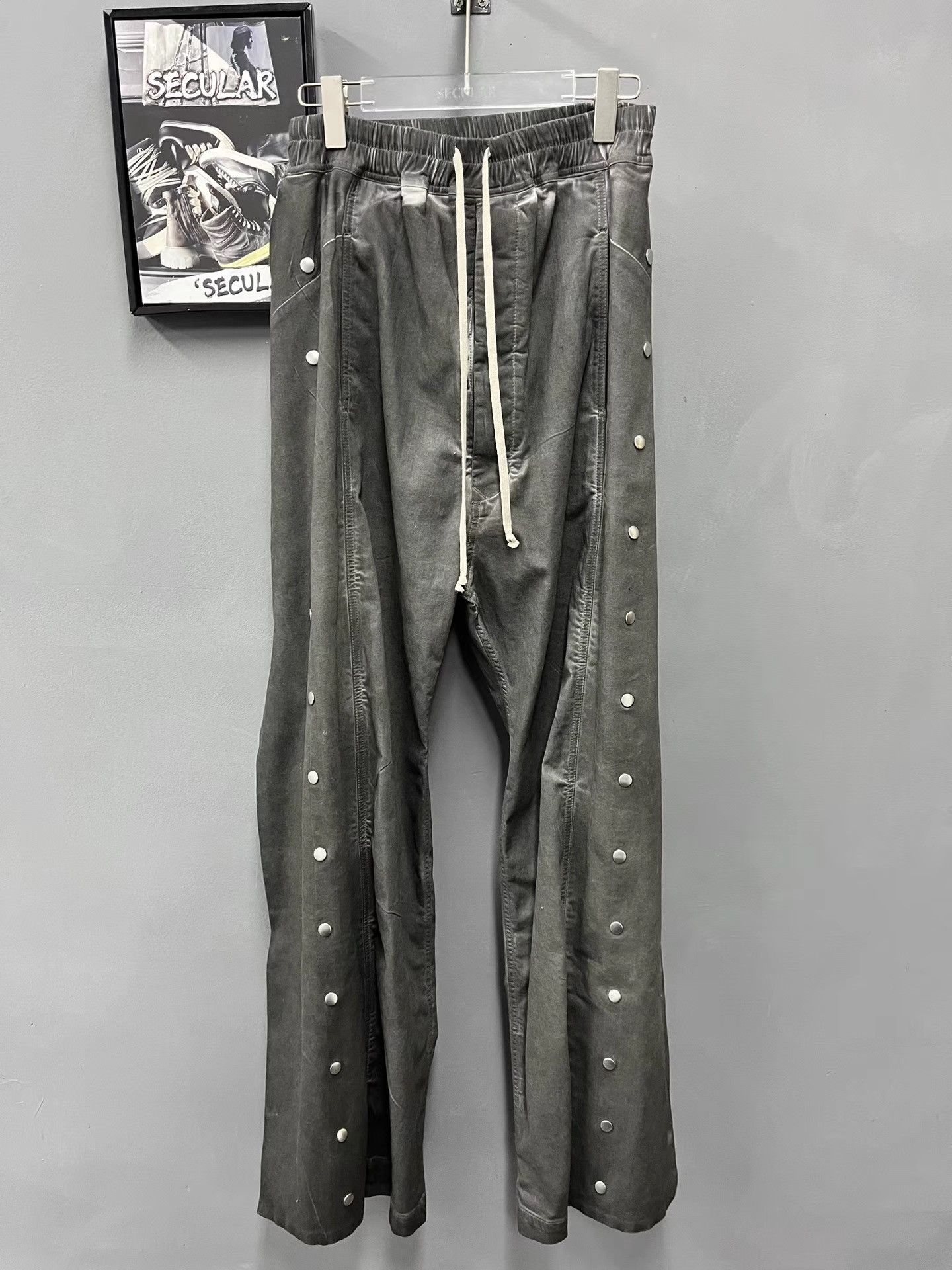 Rick Owens Rick Owens Drkshdw Babel Pusher Snap Pants K34 Size US 31 - 1 Thumbnail