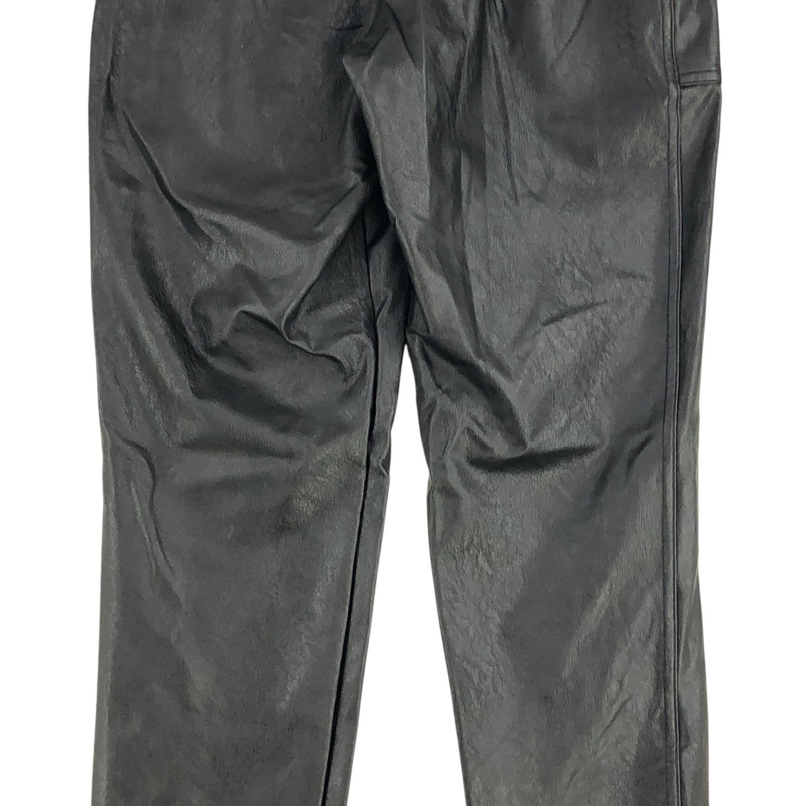 Spanx Spanx Sz XS Pants Leather Like Jogger Noir Coated BRAND NEW Size 26" / US 2 / IT 38 - 7 Thumbnail