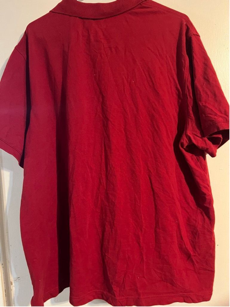 George Men's George Red 2XL Polo Shirt Size US XL / EU 56 / 4 - 2 Thumbnail