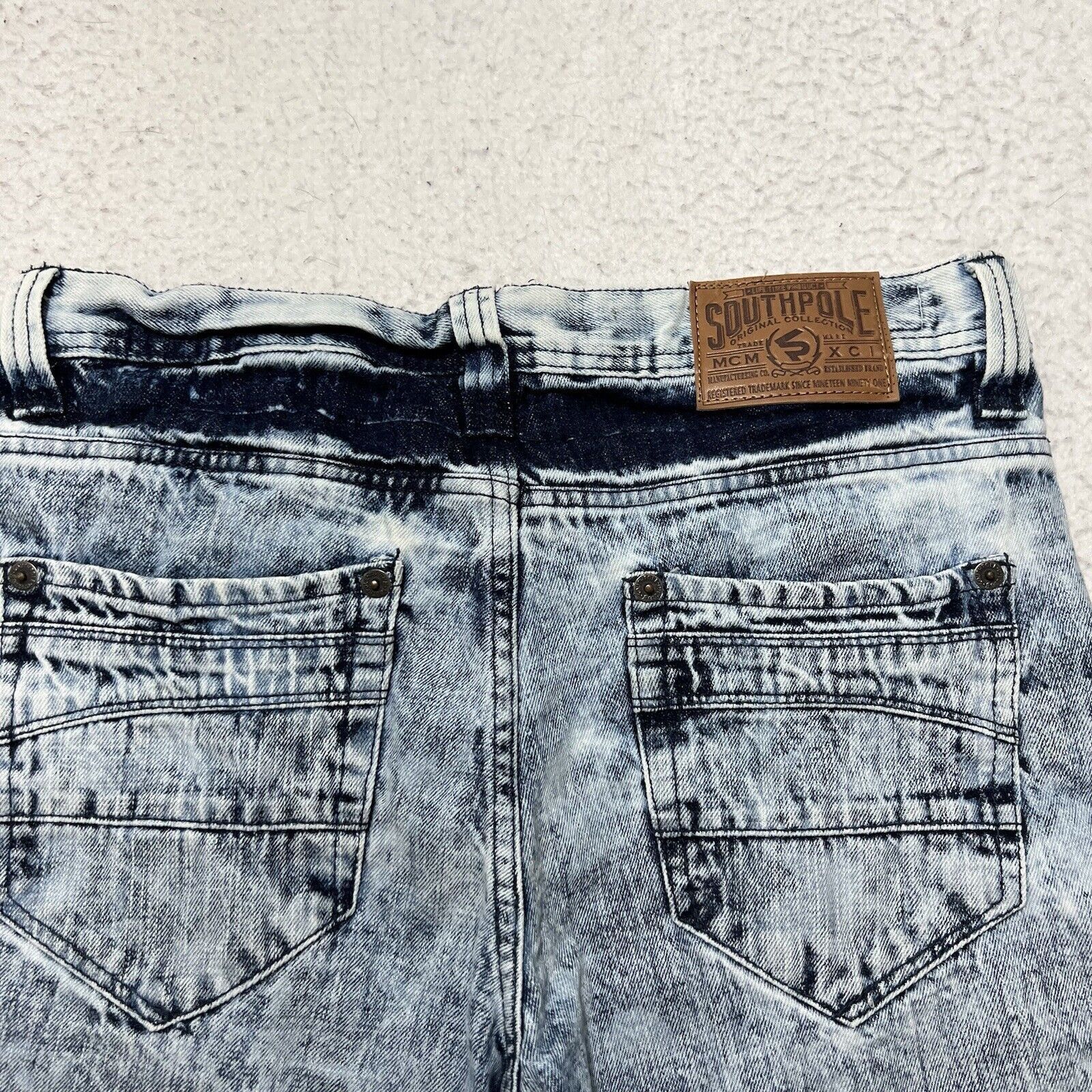 Southpole Vintage Southpole 32 Jean Shorts 12" Ins Hip Hop Grunge Y2K Size US 32 / EU 48 - 8 Thumbnail