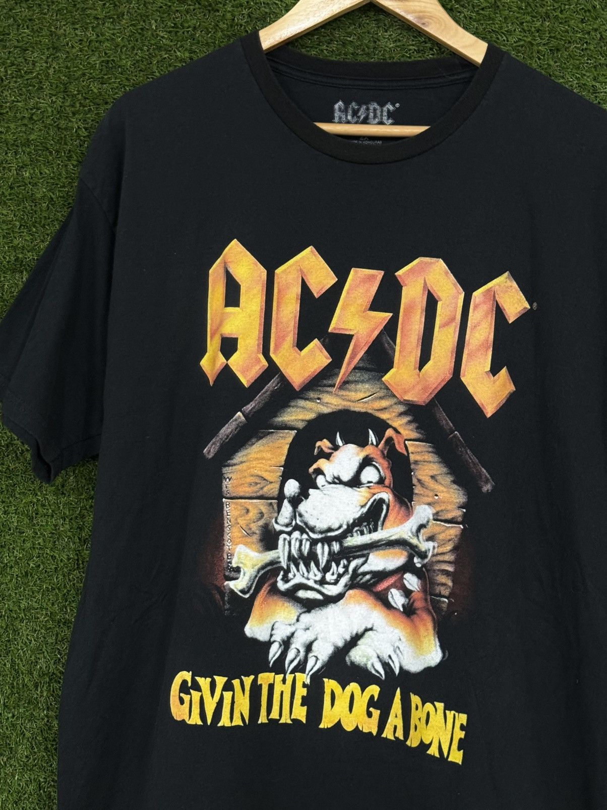 Vintage ACDC Dog Bone House Merch Tour Band Metal Tee Black 2XL XXL Size US XXL / EU 58 / 5 - 2 Thumbnail
