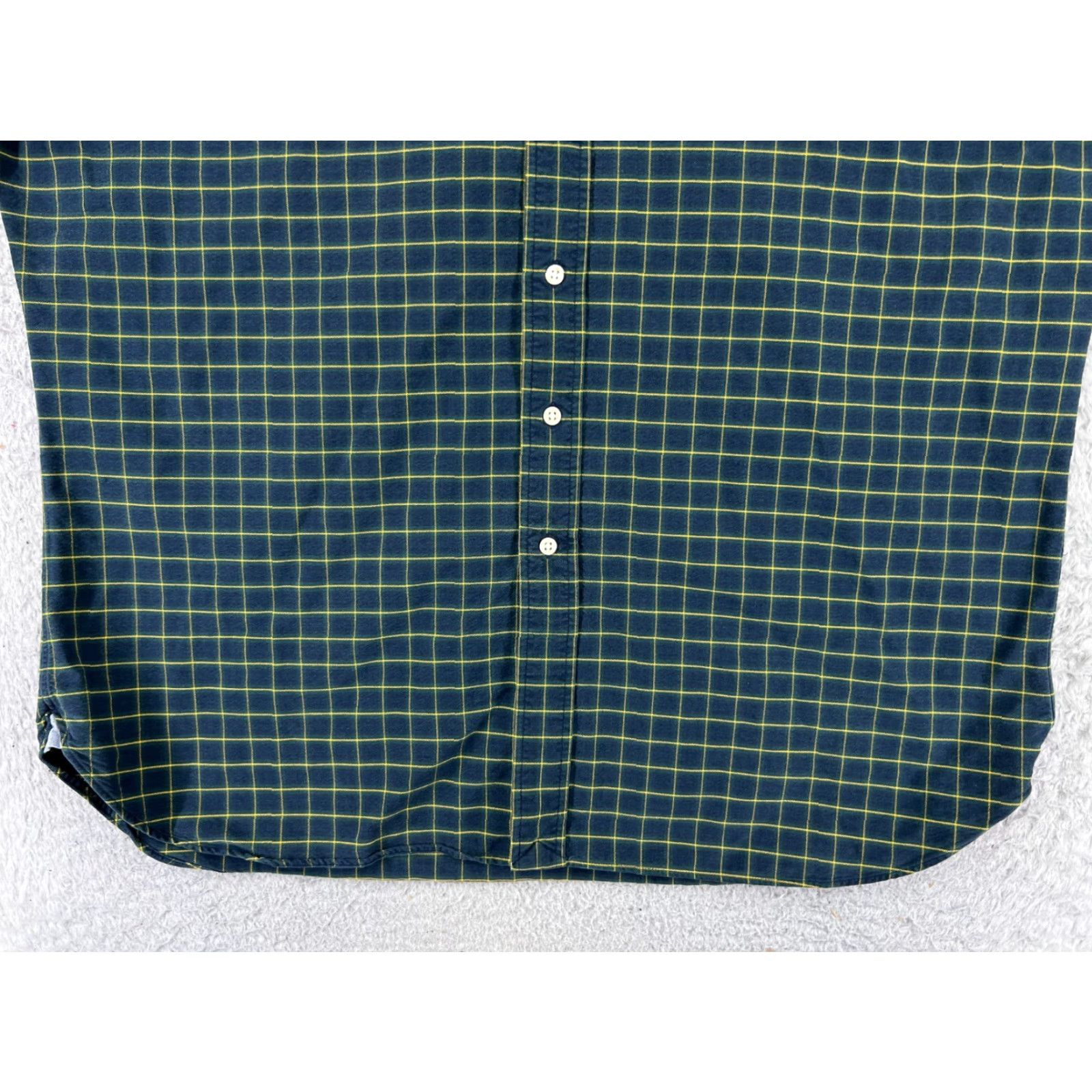 Polo Ralph Lauren VINTAGE Polo Ralph Lauren Shirt Men XL Green Plaid Button-Up Cotton Size US XL / EU 56 / 4 - 5 Thumbnail