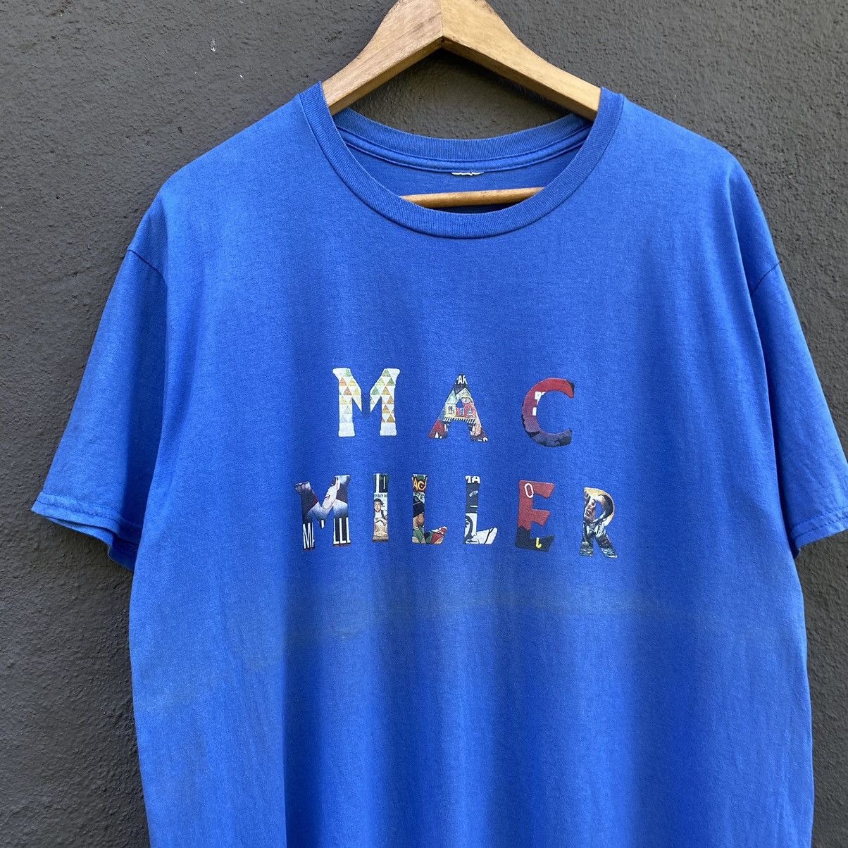 Mac Miller Thrashed Faded Vintage Y2K Mac Miller ERD GRUNGE RAP TEES Size US L / EU 52-54 / 3 - 2 Thumbnail