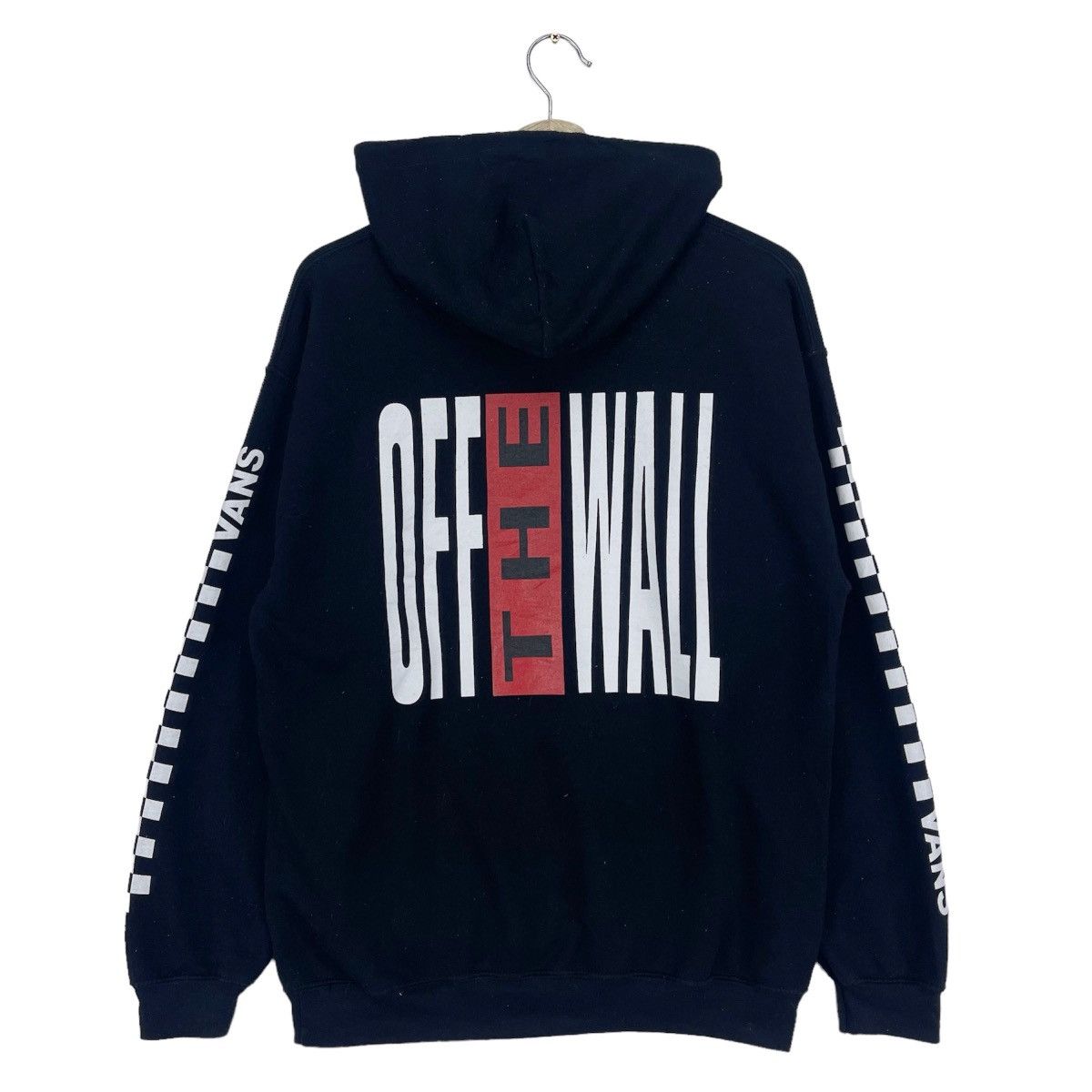 Vans × Vintage Vans Off The Wall Black Hoodie Size US M / EU 48-50 / 2 - 1 Thumbnail