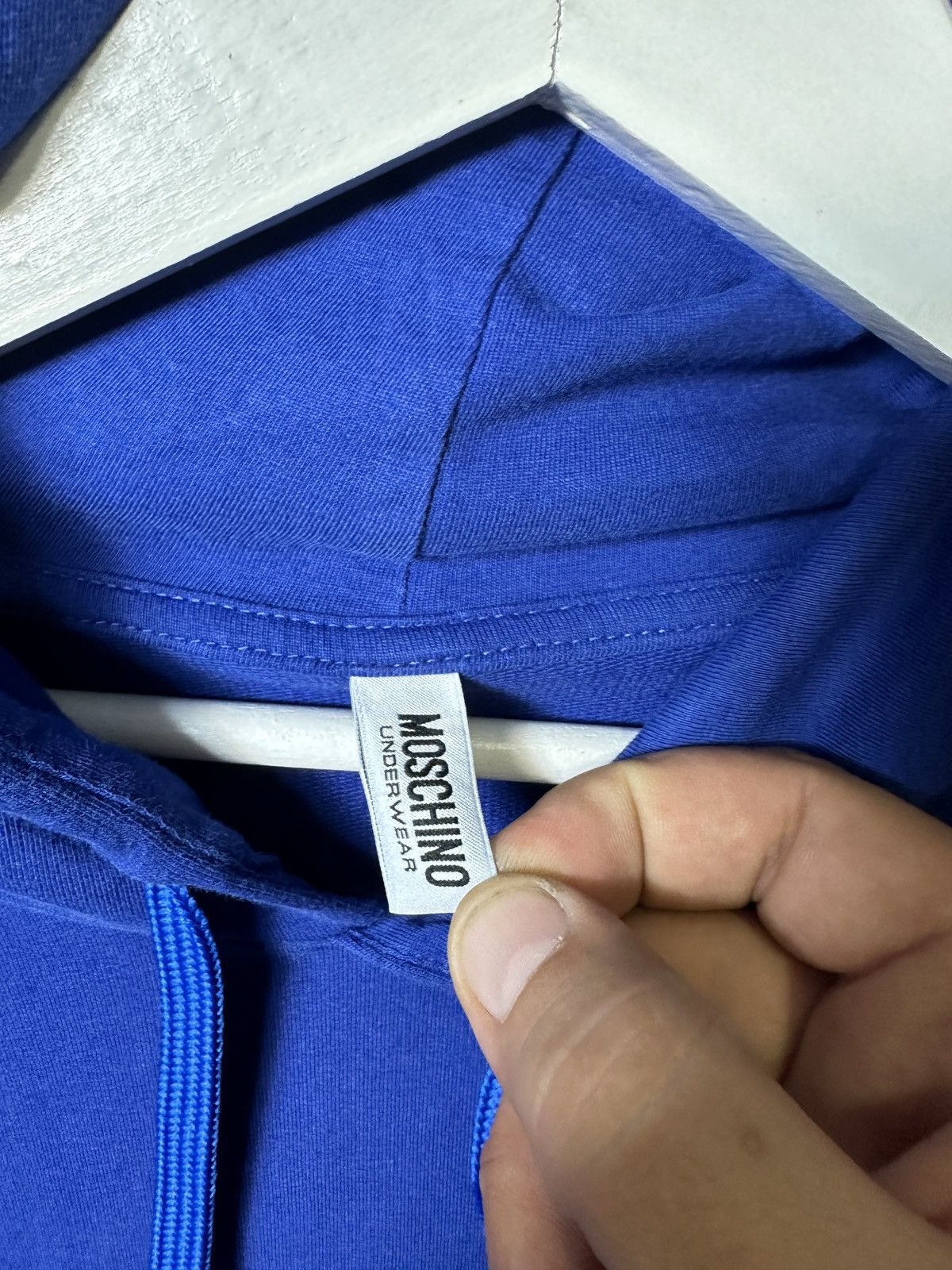 Moschino Moschino underwear Tape logo Hoodie Size US L / EU 52-54 / 3 - 2 Thumbnail