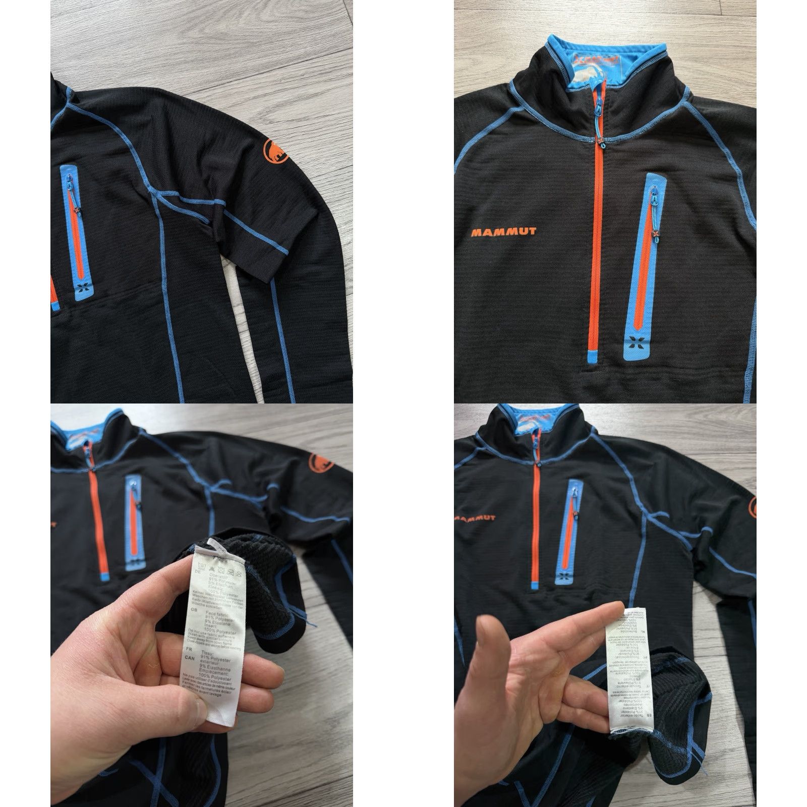 Mammut Mammut Eiswand EXTREME 1/4 Zip Pull Light Mens Ski Touring Sweater Size S Navy Pullover Size US S / EU 44-46 / 1 - 8 Thumbnail