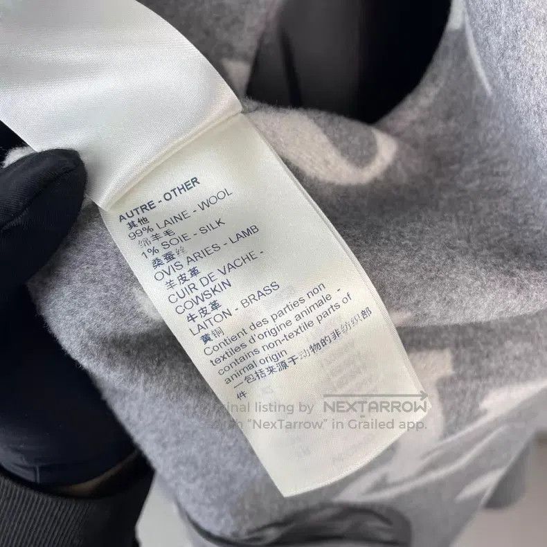 Louis Vuitton Louis Vuitton Long bathrobe coat in light grey with full p Size 4XL / US 24-26 - 8 Thumbnail