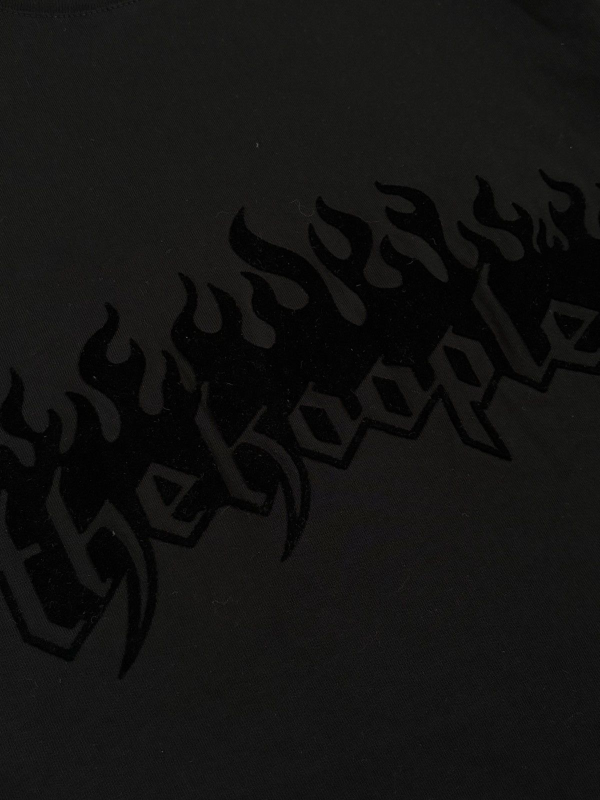The Kooples The Kooples Flames Logo Print Total Black T-shirt Size US XL / EU 56 / 4 - 3 Thumbnail