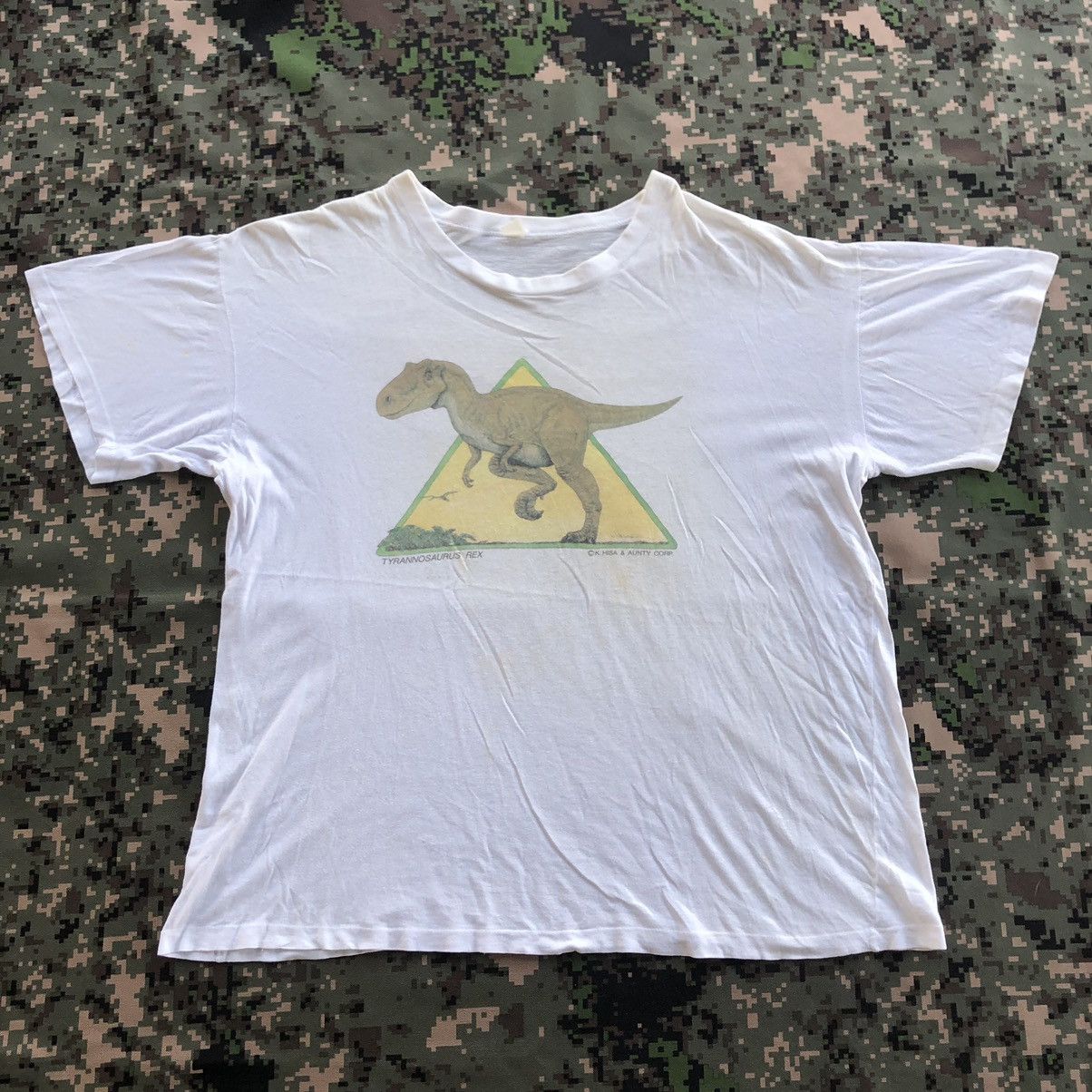 Vintage Vtg Tyrannosaurus Rex Art Tshirt Size US M / EU 48-50 / 2 - 2 Thumbnail