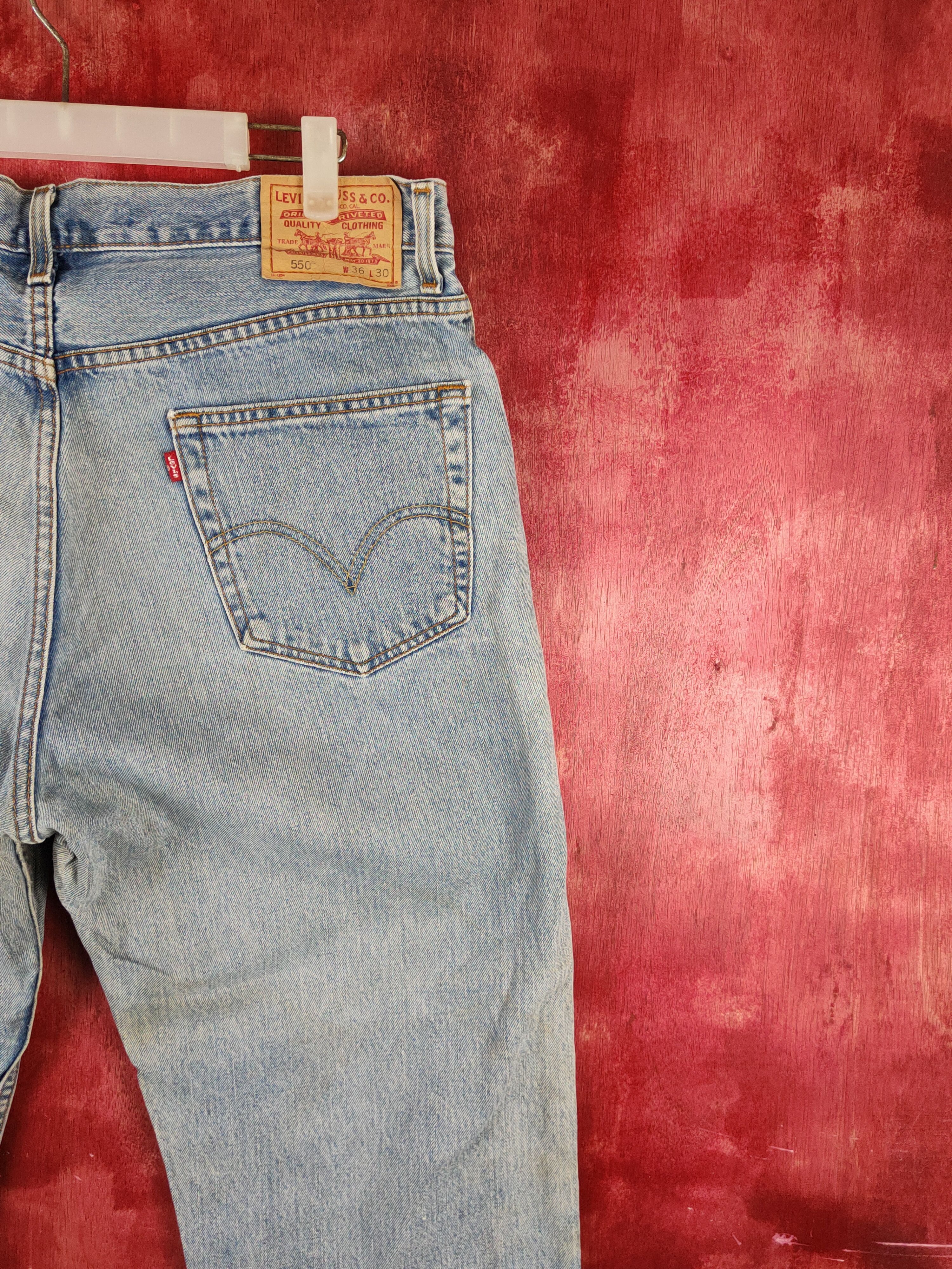Japanese Brand × Levi's Levi's Blue Faded Distressed Ripped Jeans #S1833 Size US 36 / EU 52 - 12 Thumbnail