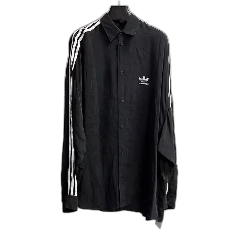 Balenciaga Adidas Black Long Sleeve Shirt
