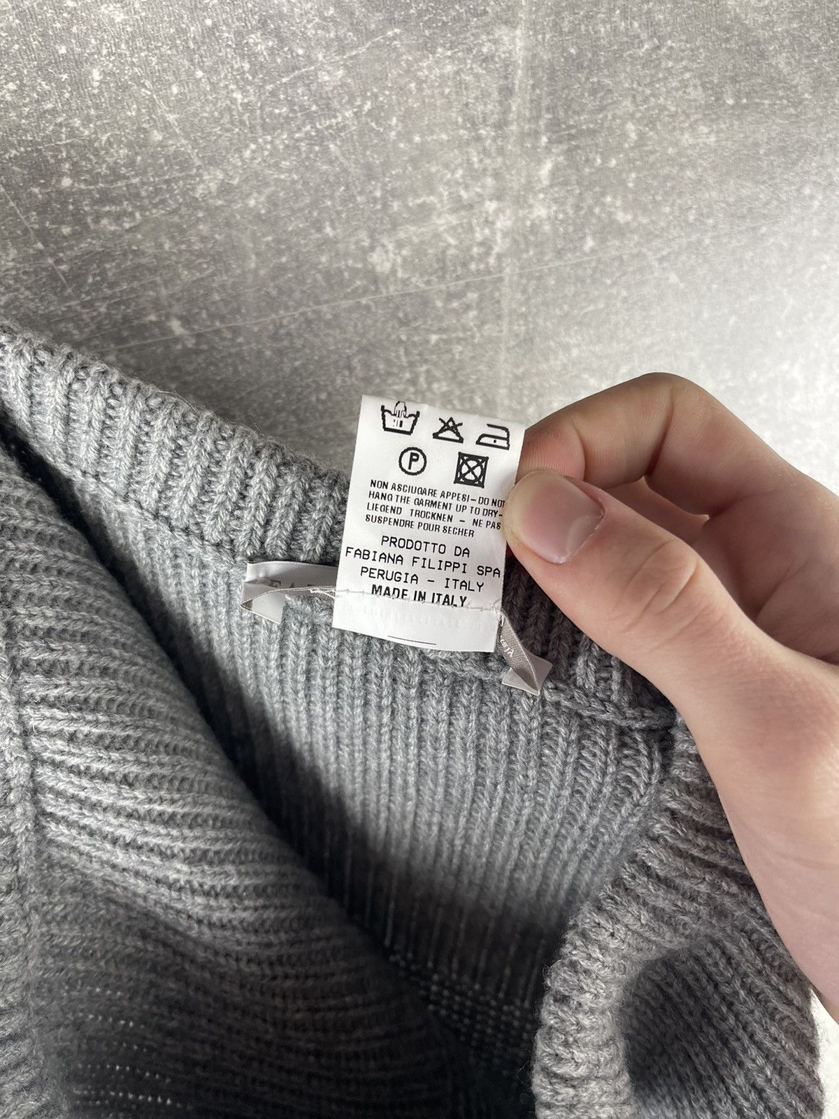 Fabiana Filippi Fabiana Filippi Cashmere Knit Flared Skirt Grey Size 27" / US 4 / IT 40 - 9 Thumbnail