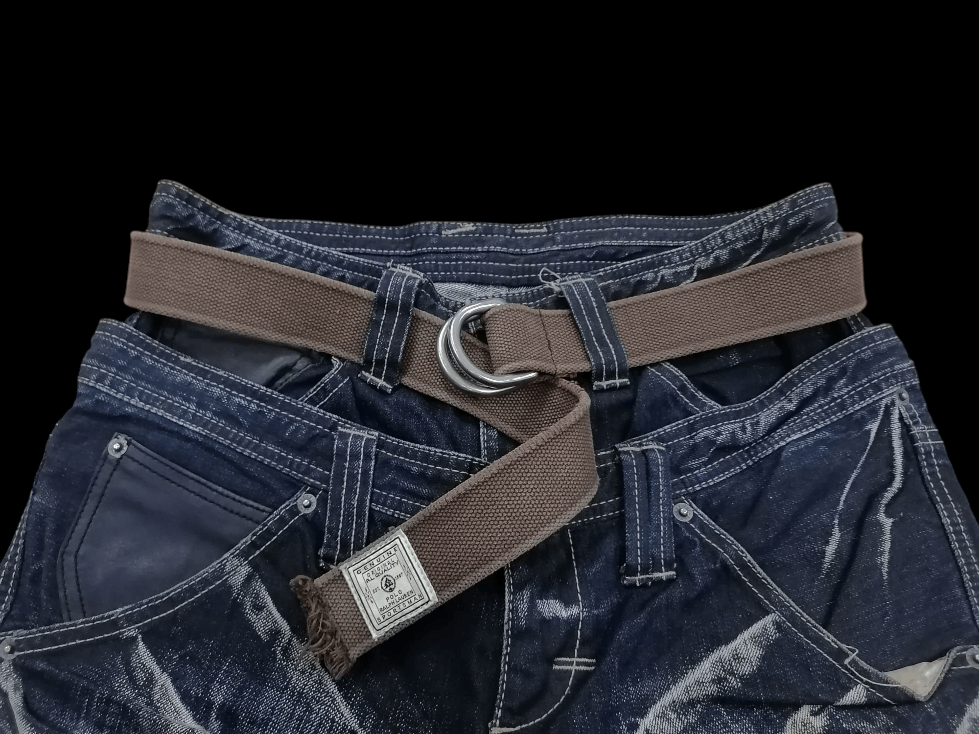 Polo Ralph Lauren × Vintage Vintage Polo Ralph Lauren Sportman Canvas Belt Size ONE SIZE - 2 Thumbnail