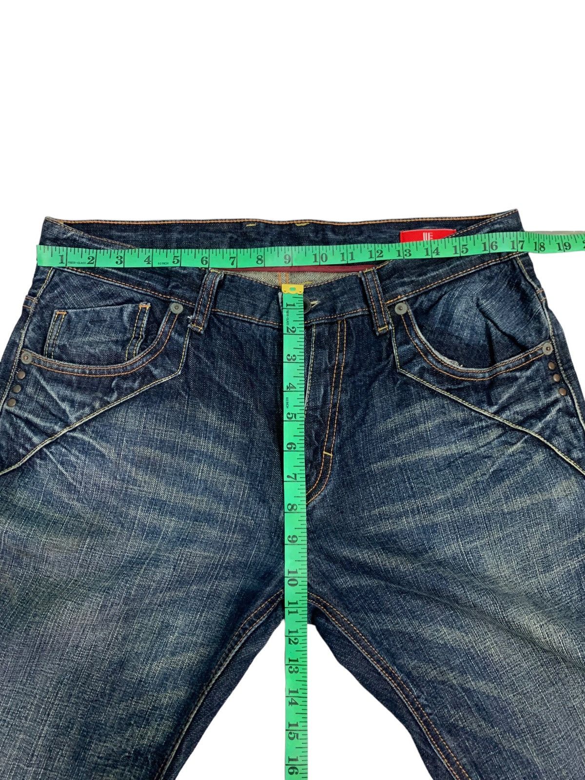 Japanese Brand 🔥Japanese Brand Streetwear UJ Jeans Distressed Jeans Size US 34 / EU 50 - 13 Thumbnail