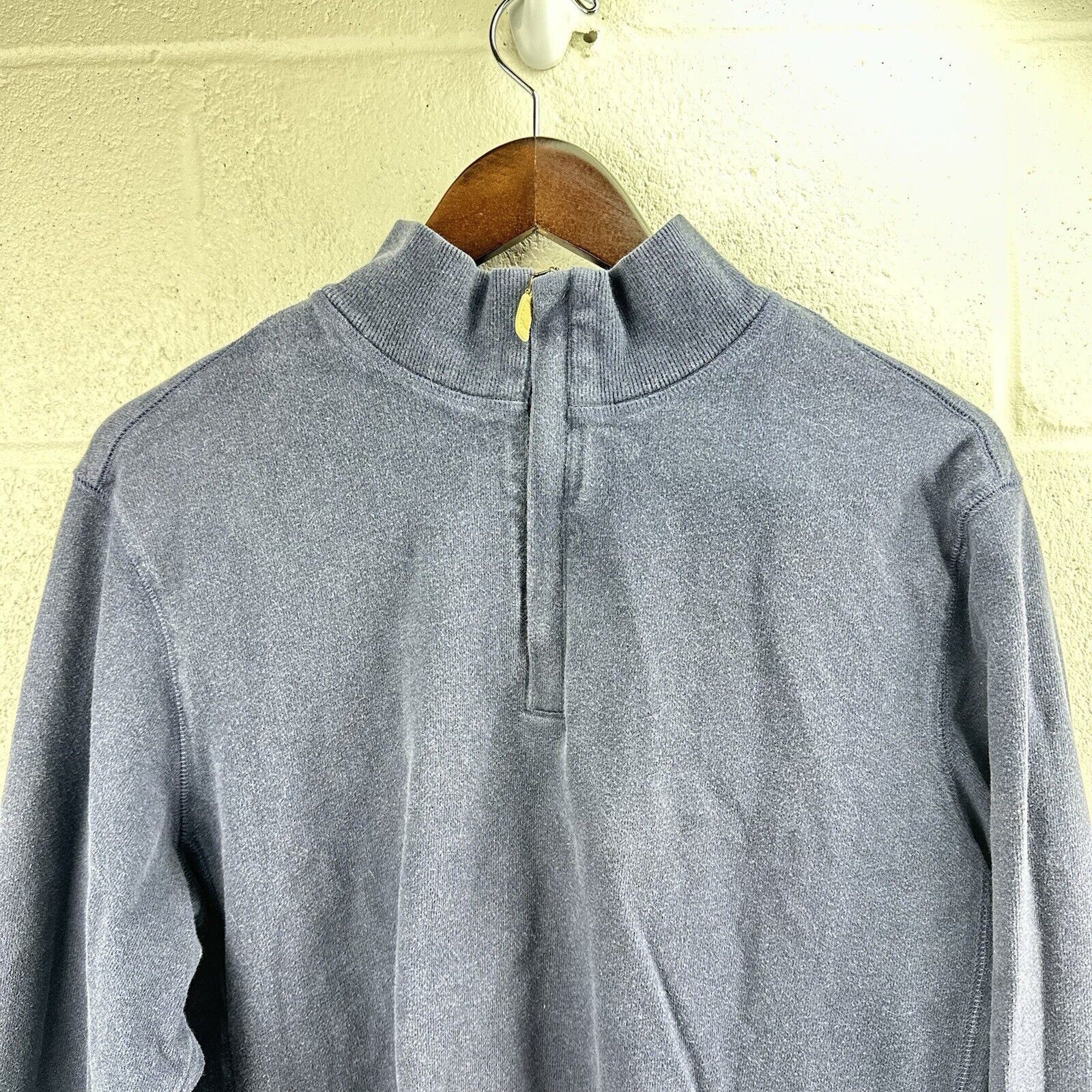 Vineyard Vines Vineyard Vines 1/4 Zip Pullover Navy Blue Pima Cotton Size L Size US L / EU 52-54 / 3 - 4 Thumbnail