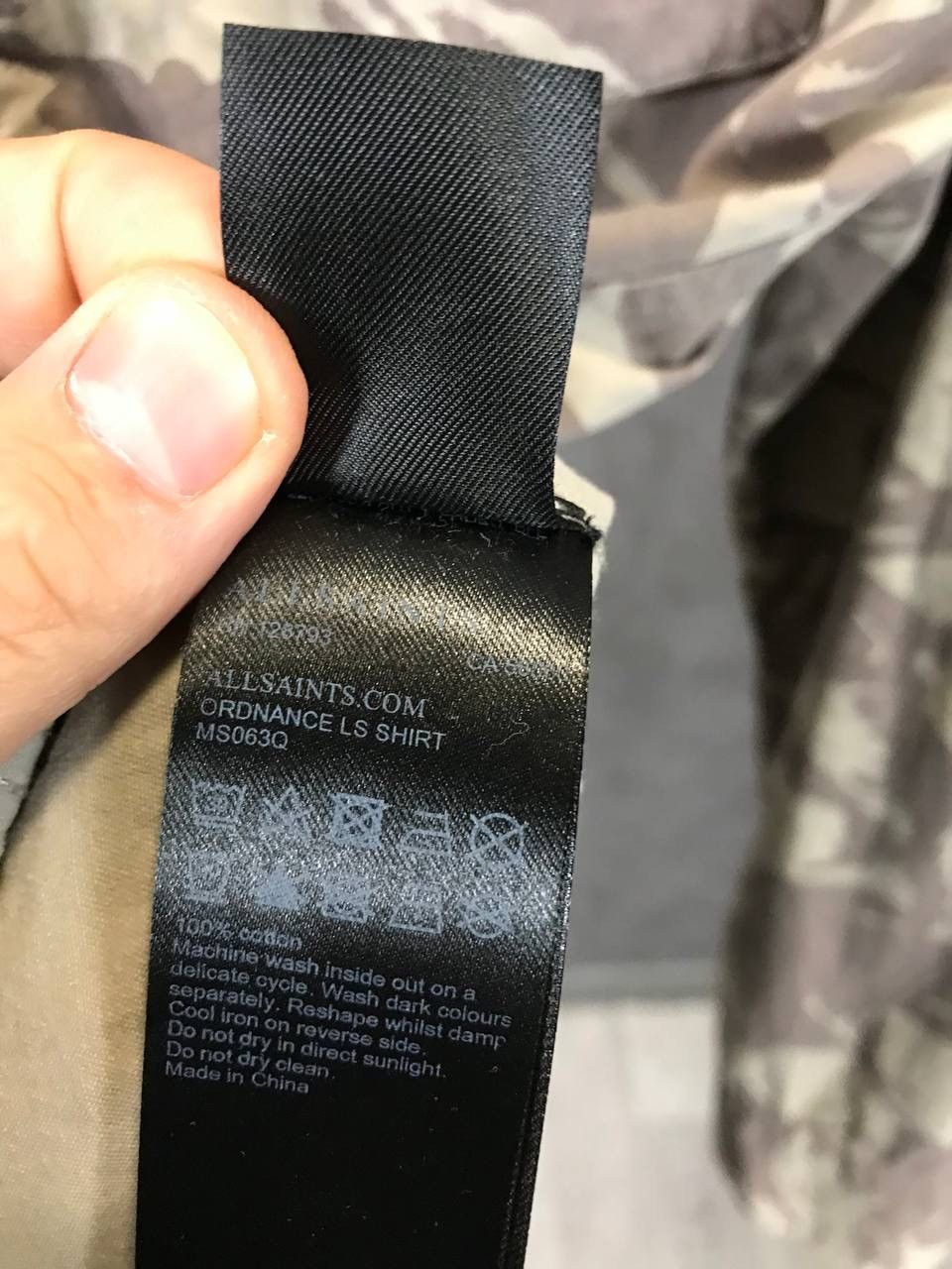 Allsaints Allsaints camo ordnance shirt Size US L / EU 52-54 / 3 - 8 Thumbnail