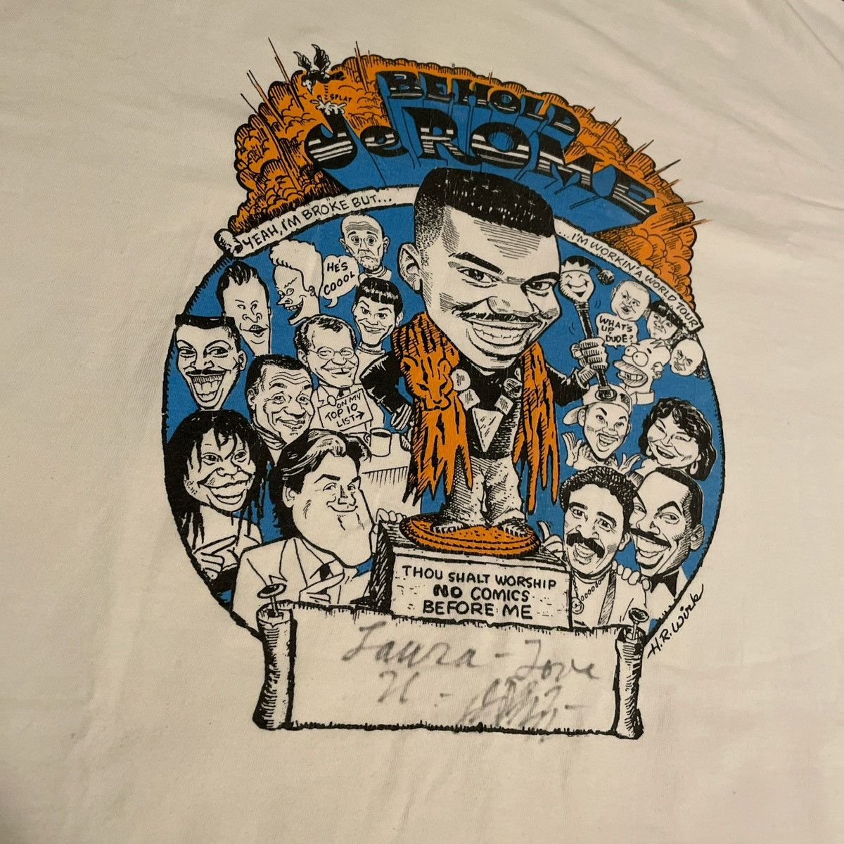 Vintage Vintage Behold JeRome Crackin Your Ship Up Art Obscure Tee Size US XL / EU 56 / 4 - 3 Thumbnail