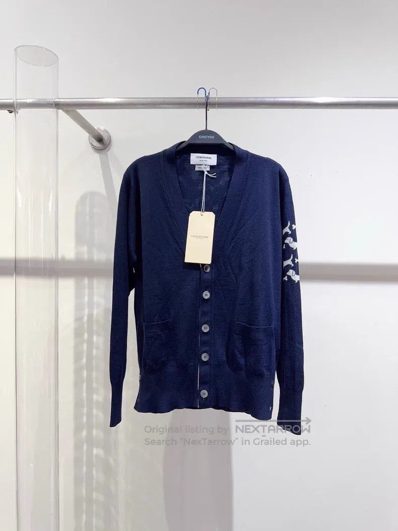 Thom Browne Thom Browne Puppy Print Cardigan Size US XS / EU 42 / 0 - 1 Thumbnail