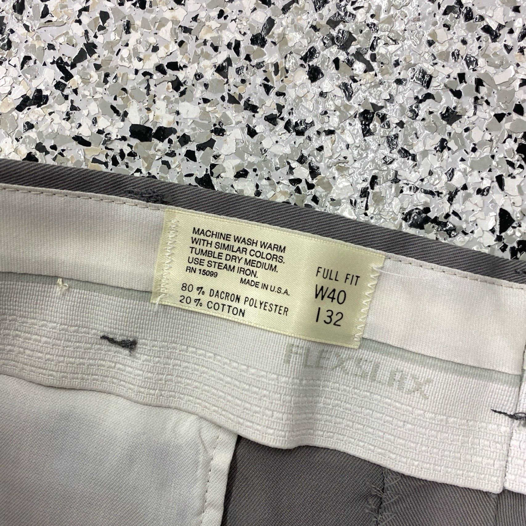 Vintage VINTAGE Sears Roebuck Pants Gray 40 x 32 Regular Straight Casual Workwear Size US 40 / EU 56 - 4 Thumbnail