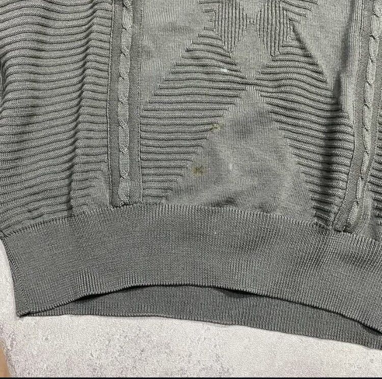 Saint Laurent Paris × Yves Saint Laurent Vintage Yves Saint Laurent Cable Knitwear Size US L / EU 52-54 / 3 - 3 Thumbnail