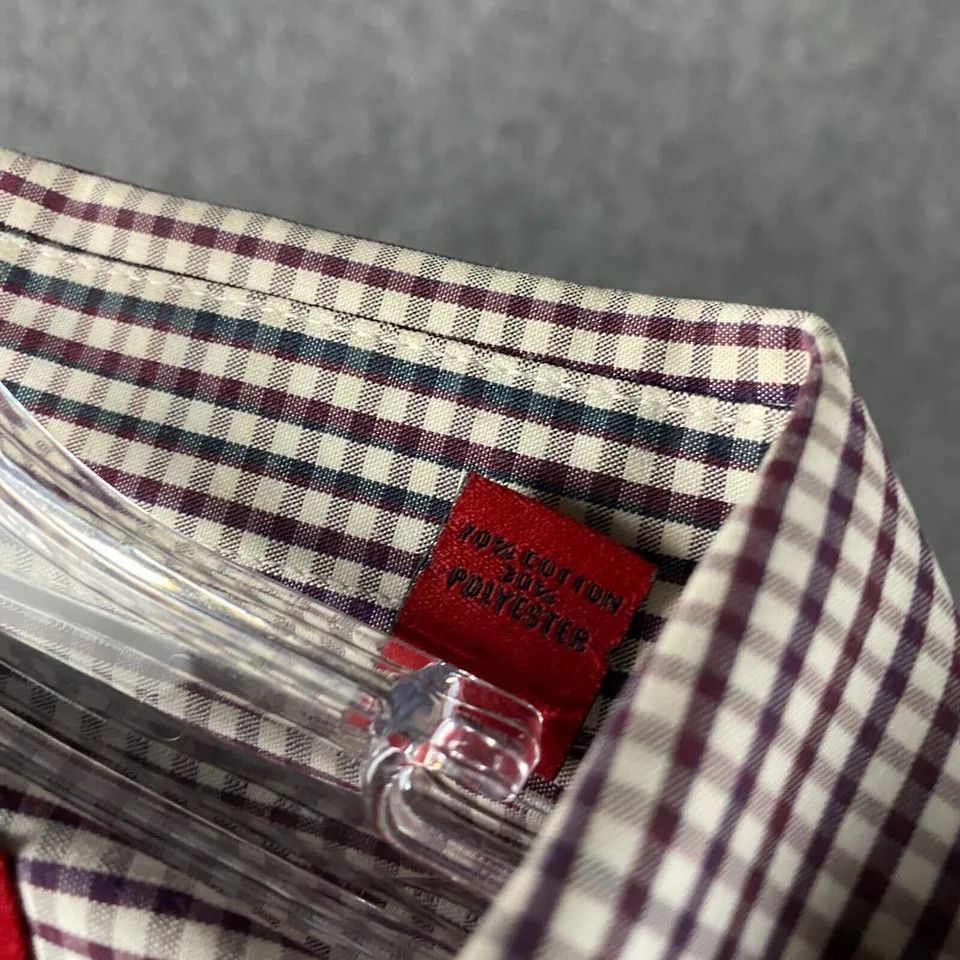 Alfani Alfani Dress Shirt Men's Large Fitted Performance 16.5 34/34 Size US L / EU 52-54 / 3 - 4 Thumbnail