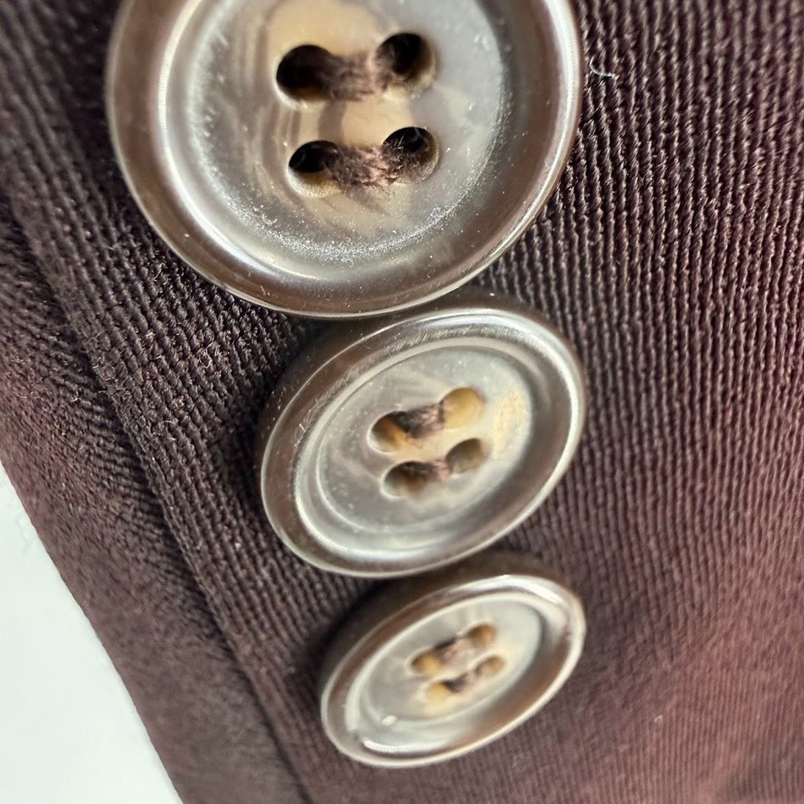 & Other Stories La Moda Custom Men’s Suit Dark Brown 2pc Jacket Pants 38-40R Size 38R - 11 Thumbnail