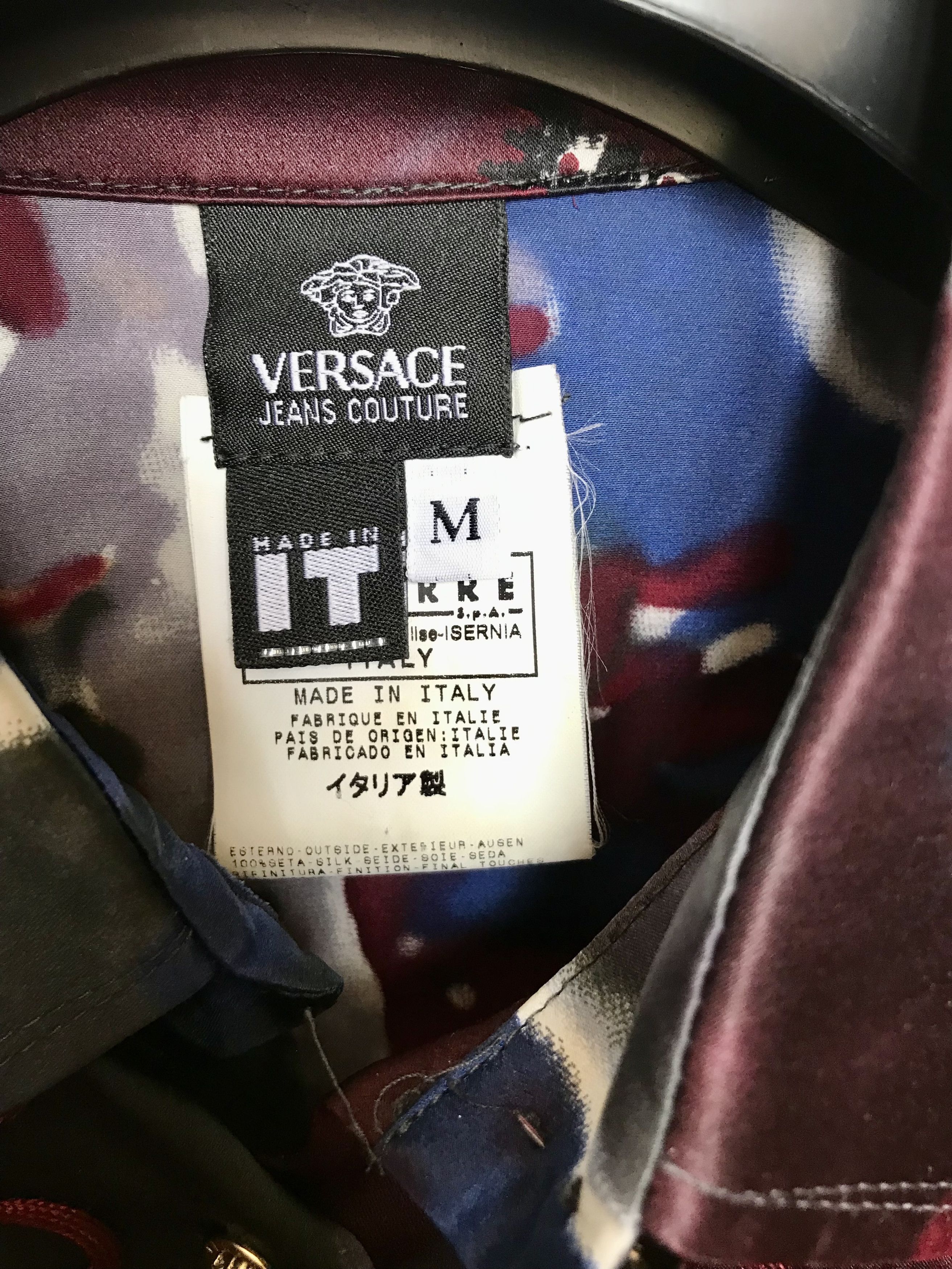 Versace Jeans Couture Versace Jeans Couture Silk Embroidered Shirt M Size M / US 6-8 / IT 42-44 - 6 Thumbnail