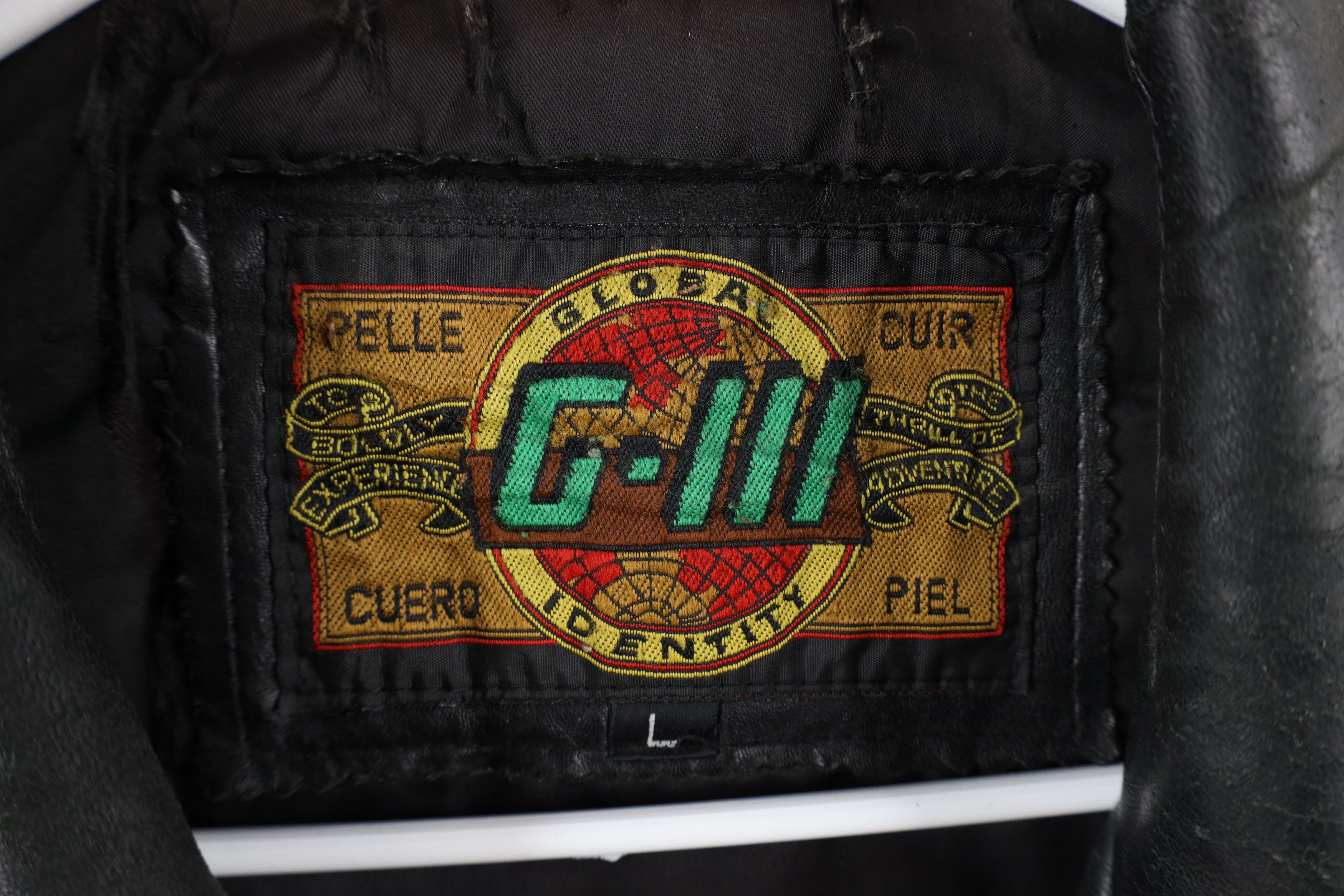 Vintage Vintage 90s Streetwear Full Zip Leather Bomber Jacket Black Size US L / EU 52-54 / 3 - 10 Thumbnail