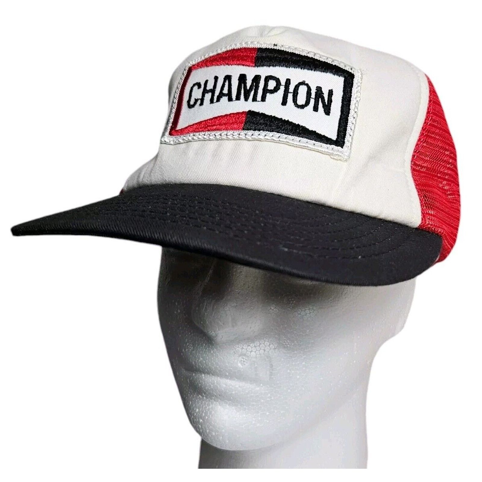 Vintage Vintage Champion Spark Plugs Snapback Hat Cap Atlas USA Mesh Grailed