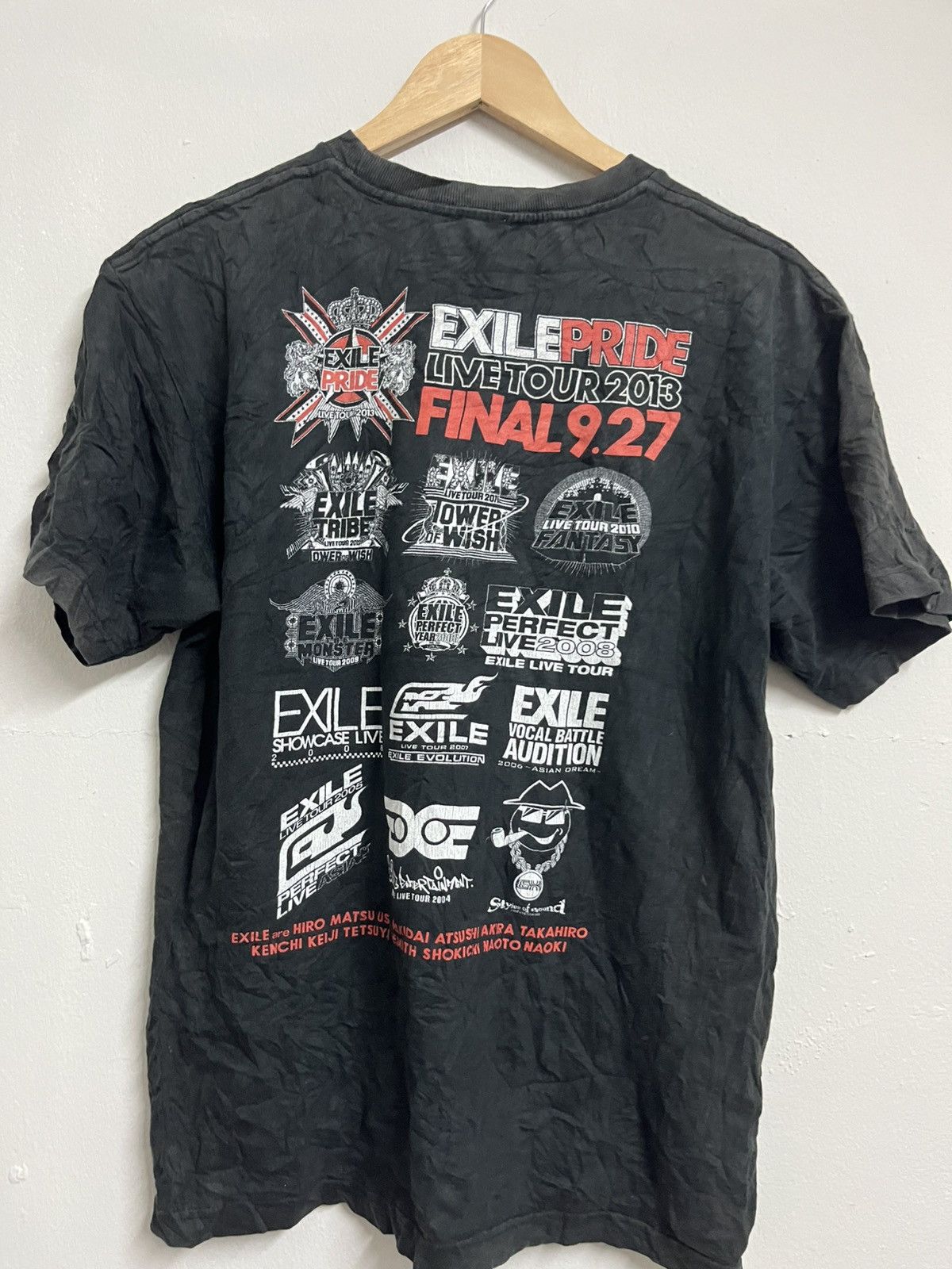 POP MART Exile Live Tour Japan Rock Band Size US L / EU 52-54 / 3 - 11 Thumbnail