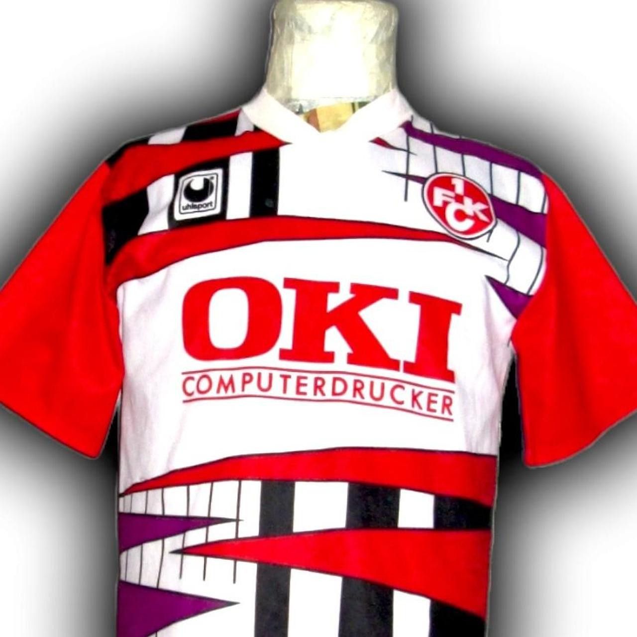 1.Fc Kaiserslautern Germany 1991 1992 Home Shirt Jersey