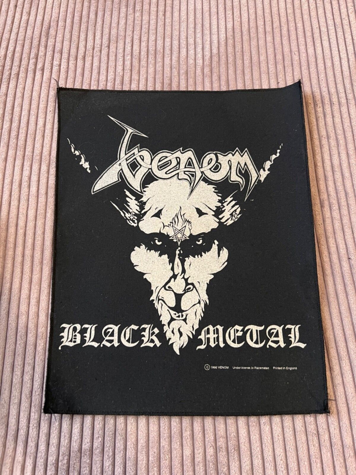 Band Tees Vintage 1996 Venom Black Metal Big Back Patch Size ONE SIZE - 1 Thumbnail