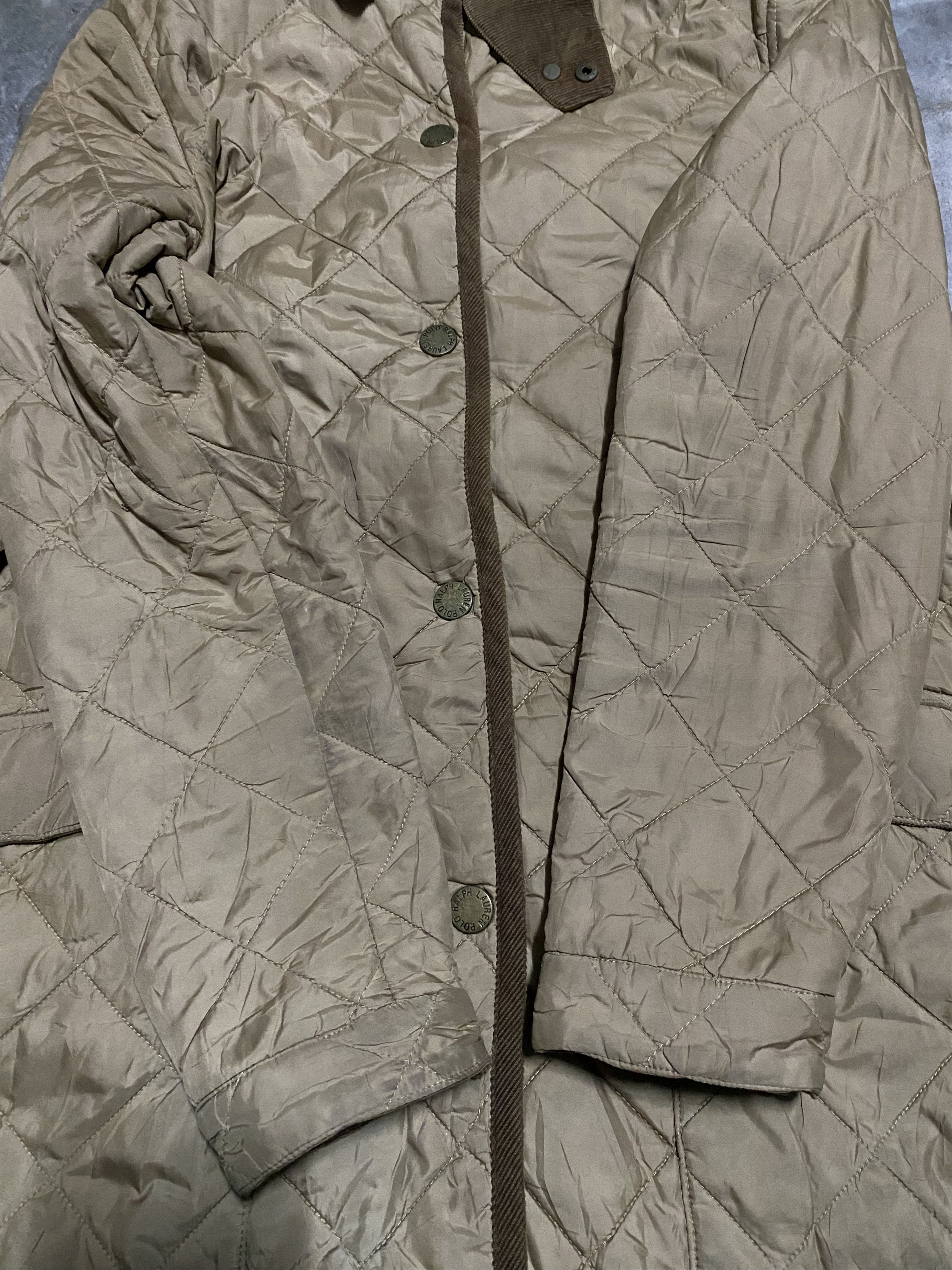 Polo Ralph Lauren Vintage Polo Ralph Lauren Quilted Long Jacket Size US S / EU 44-46 / 1 - 22 Thumbnail