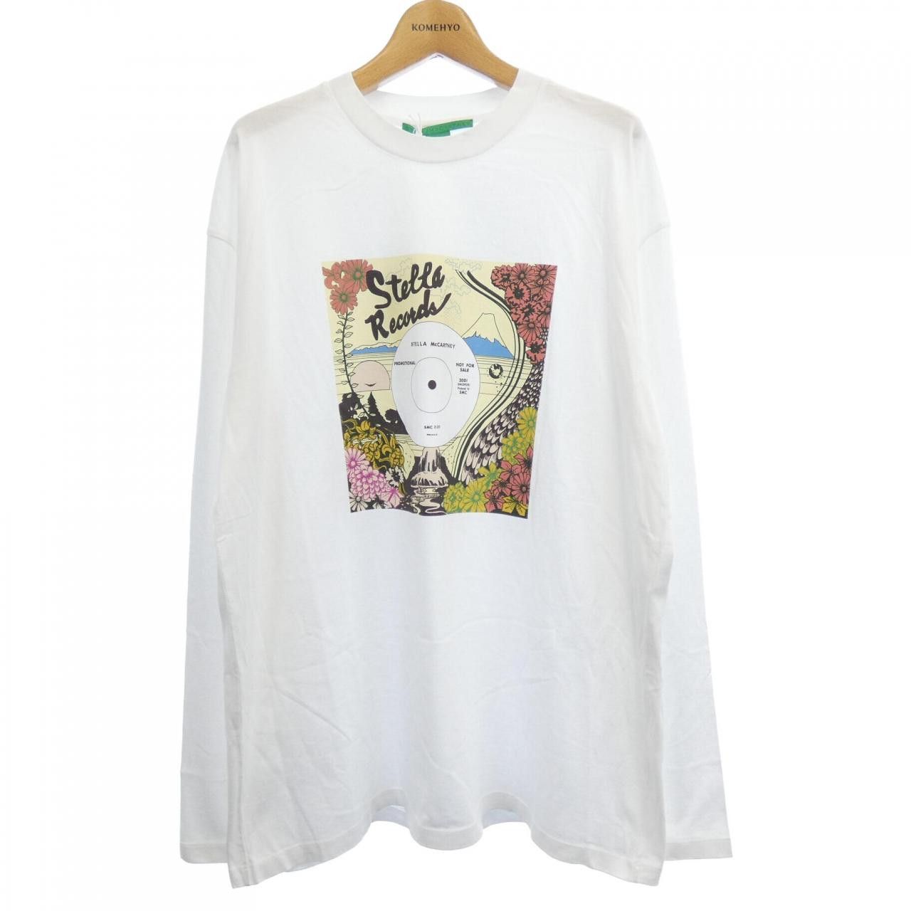 Stella McCartney Stella Mccartney Stella McCartney Record Long T-shirt Cotton T-Shirts DUTY FREE for USA Size ONE SIZE - 1 Thumbnail