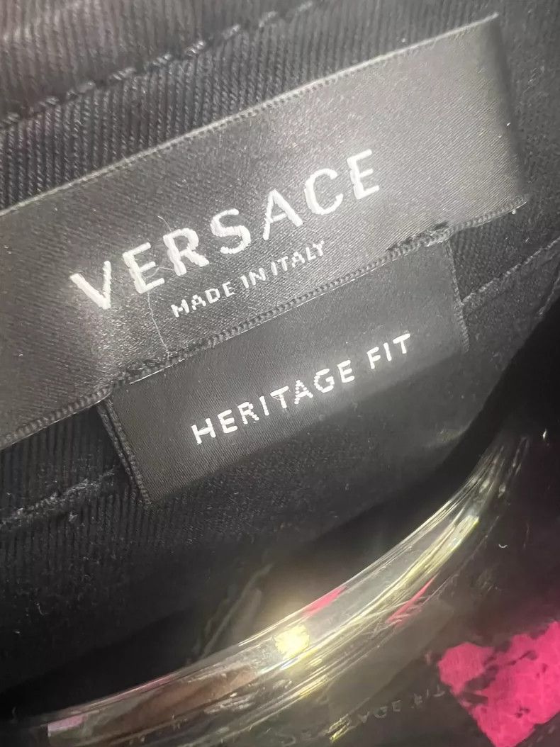 Versace Versace Classic printed denim jacket Size US XXL / EU 58 / 5 - 4 Thumbnail