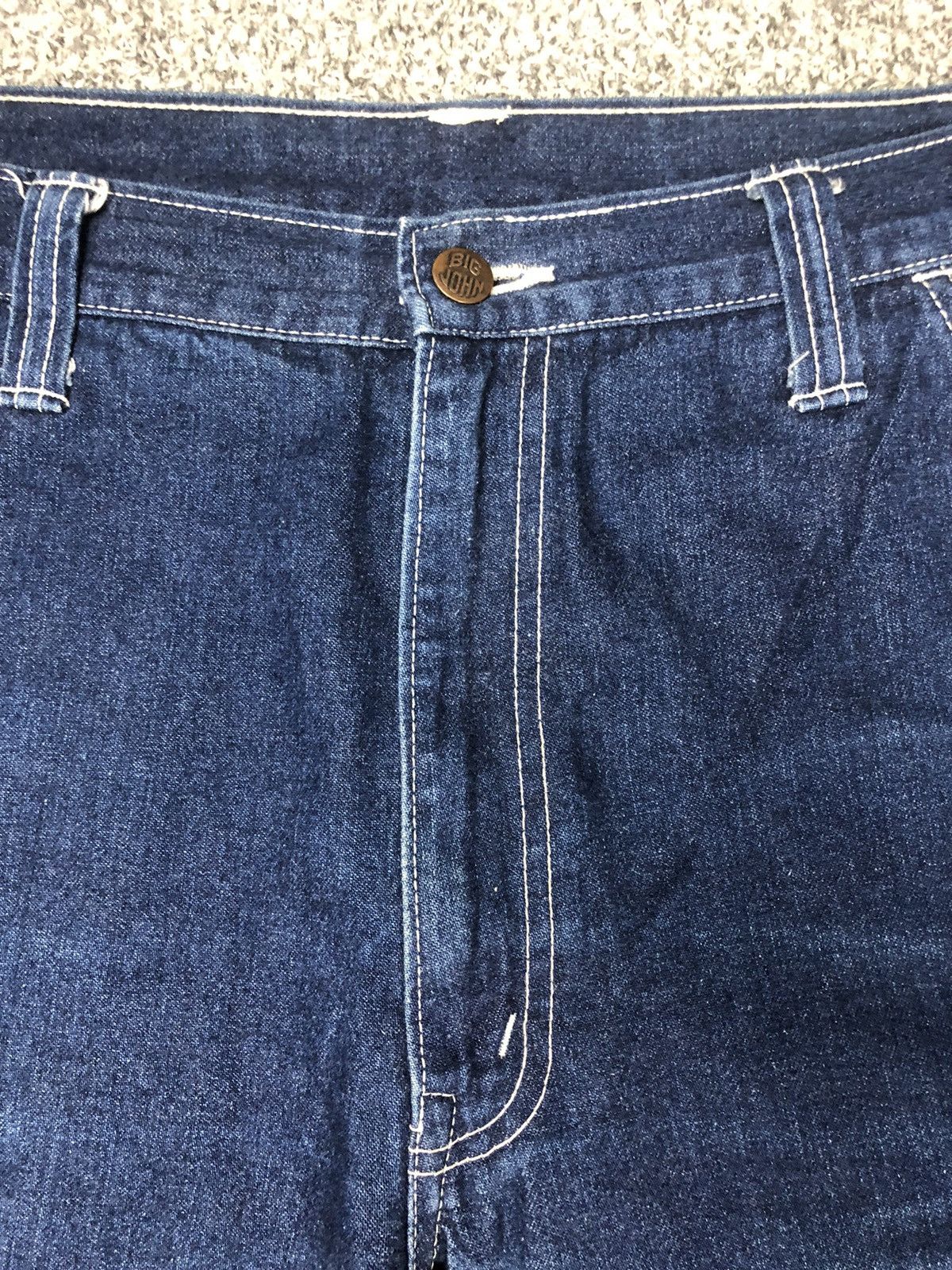Big John × Japanese Brand × Vintage Vintage 90s BiG JOHN World Workers Cargo Jeans Size US 30 / EU 46 - 4 Thumbnail