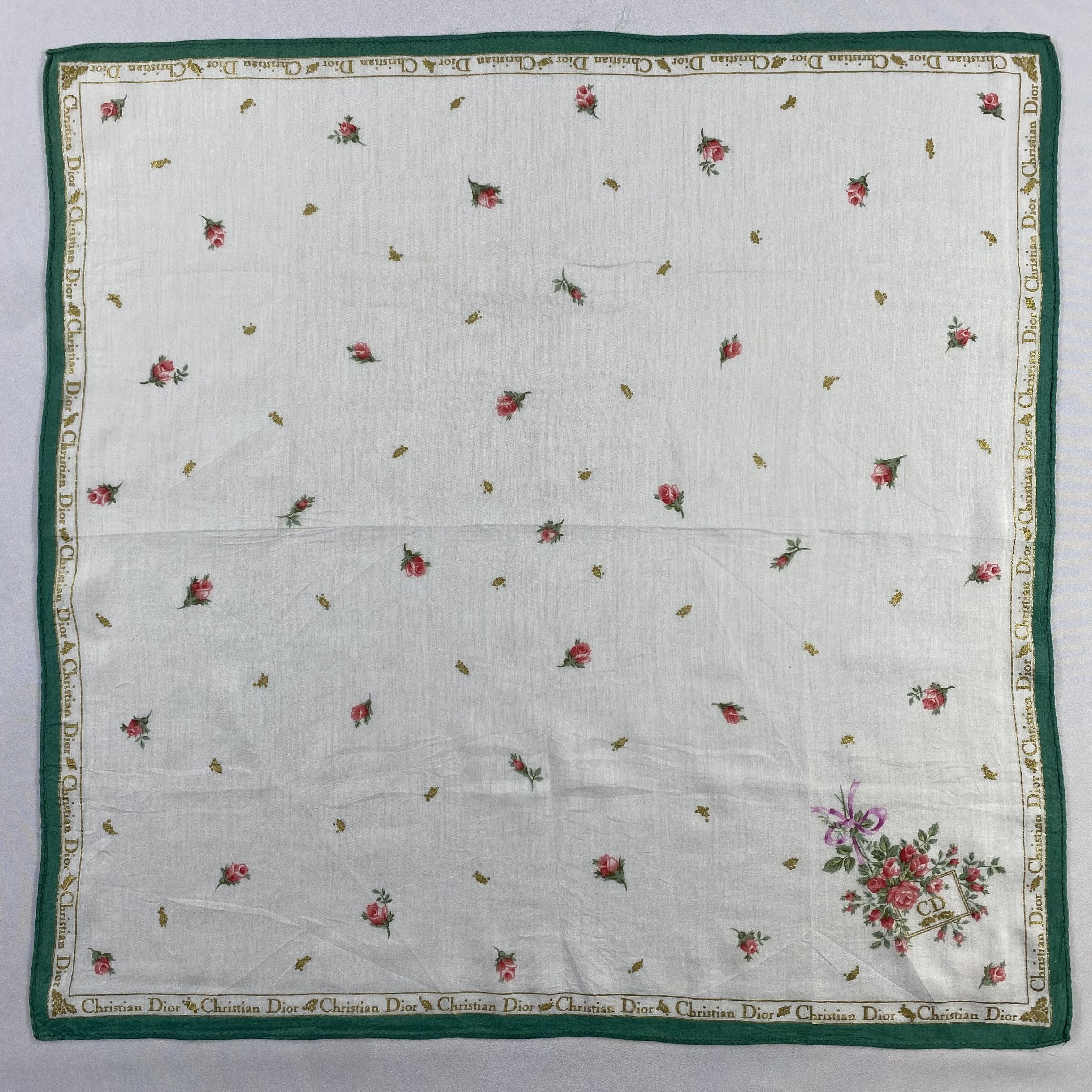 Vintage Christian Dior Monsieur Handkerchief / Neckerchief-P1751 Size ONE SIZE - 1 Thumbnail