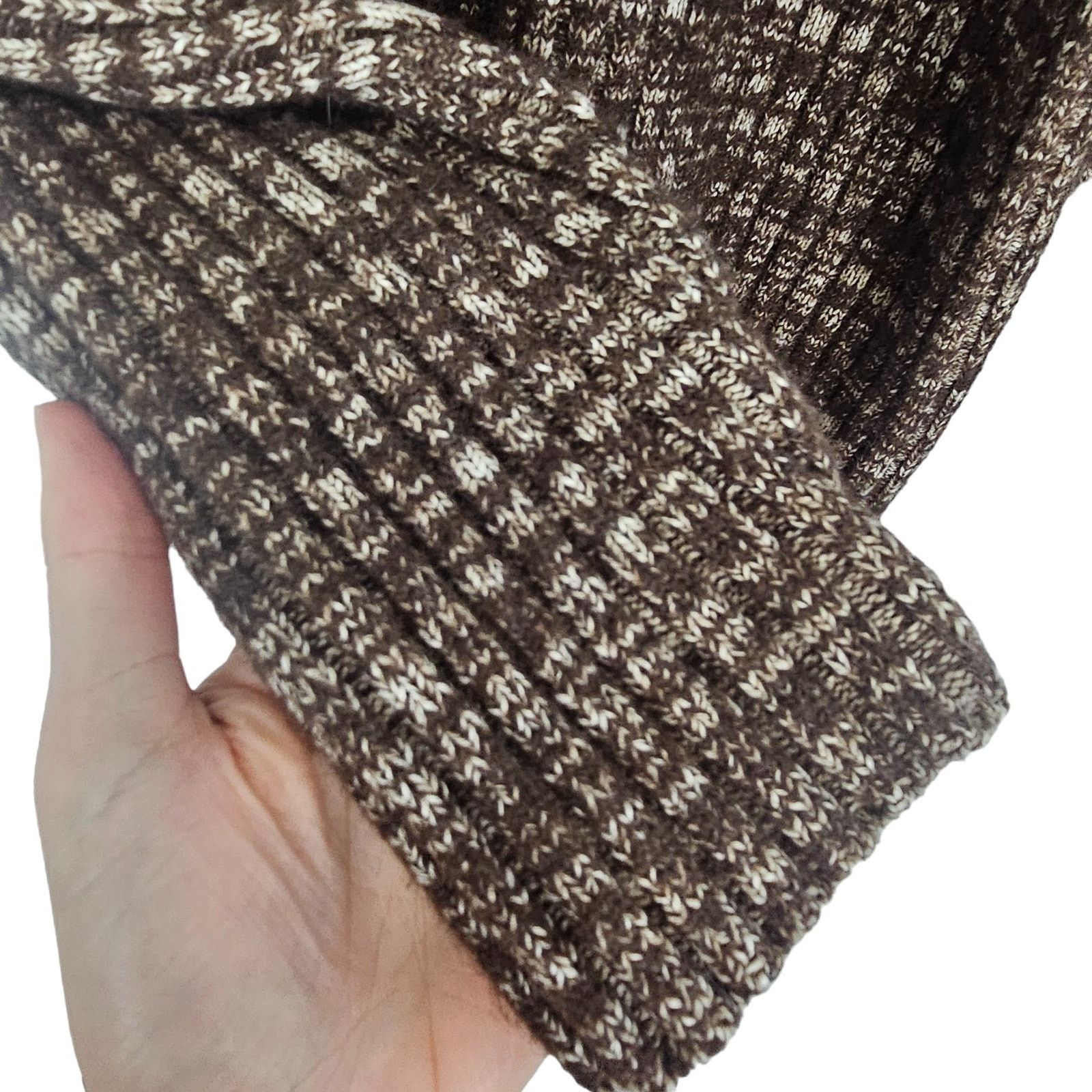 ECOALF Ecodragon Women Hemp Yak Hair Handloomed Marled Knit Sweater Size L / US 10 / IT 46 - 4 Thumbnail