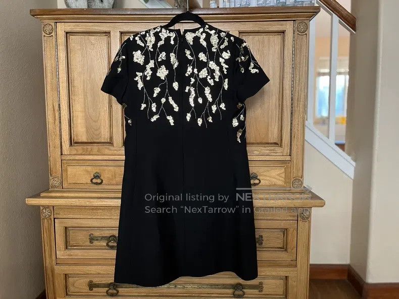 Valentino Valentino Black and gold dress Size S / US 4 / IT 40 - 9 Thumbnail