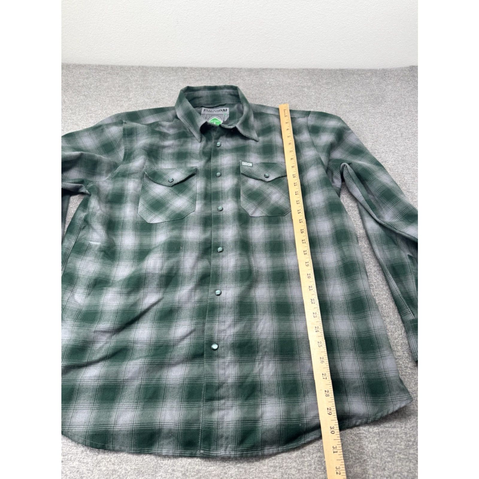 Vintage Dixxon Flannel Company The Bixby 1 Green Gray Long Sleeve Shirt Men’s XL Plaid Button-Up Size US XL / EU 56 / 4 - 4 Thumbnail