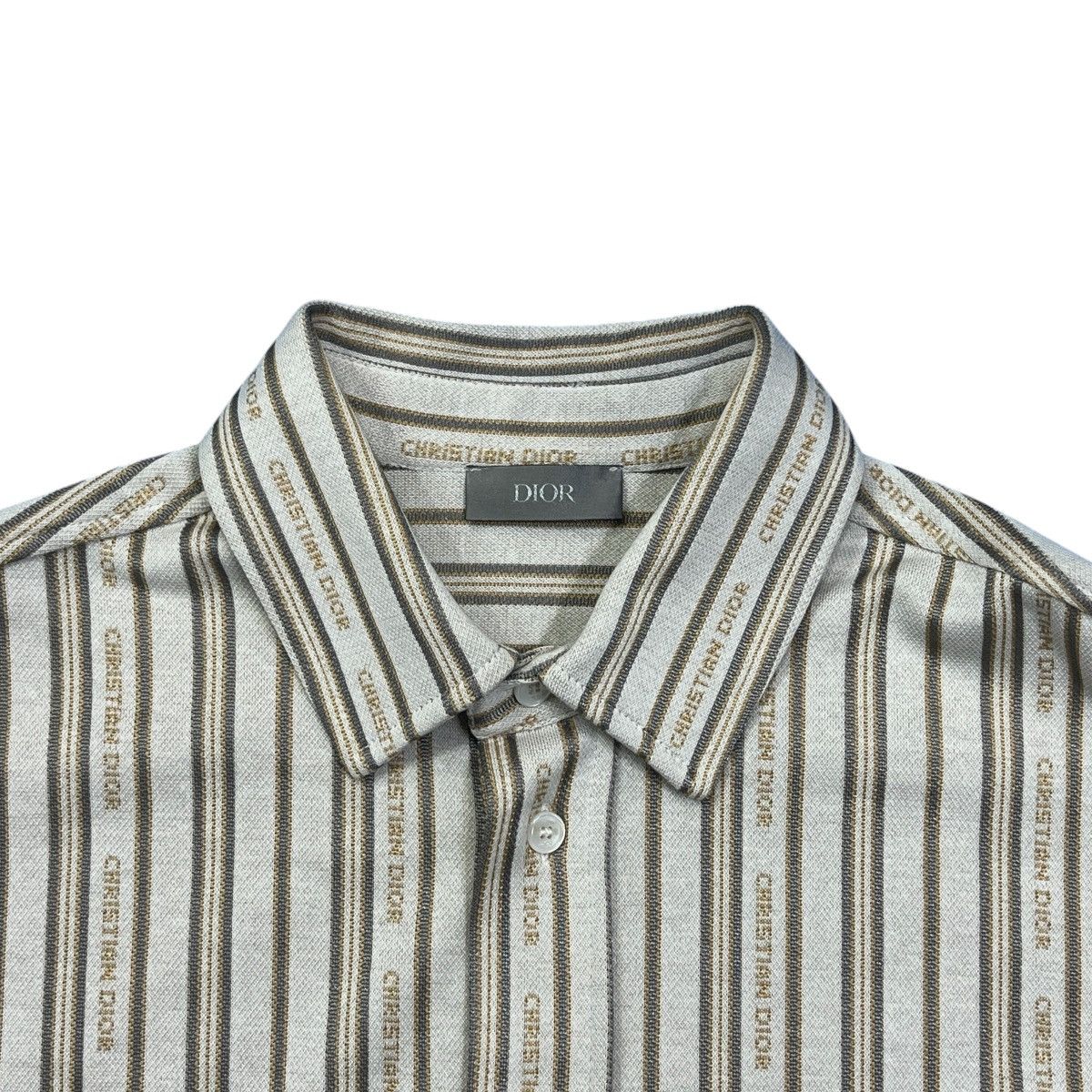 Dior CHRISTIAN DIOR 2021SS Technical Cotton Jersey Striped Shirt Size US M / EU 48-50 / 2 - 3 Thumbnail